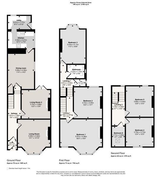 355, Newport Road, Cardiff floorplan