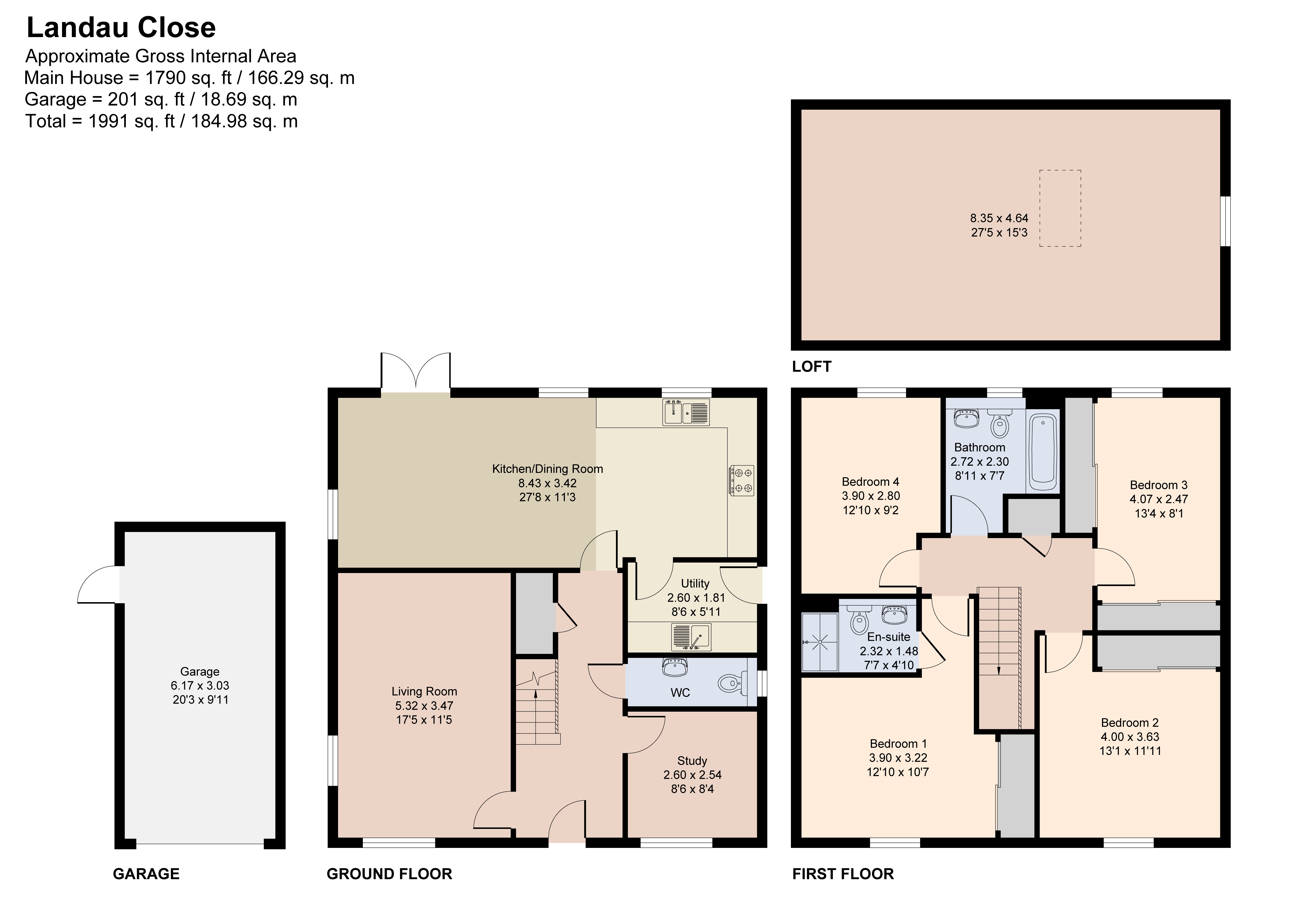 2, Landau Close, Pease Pottage floorplan