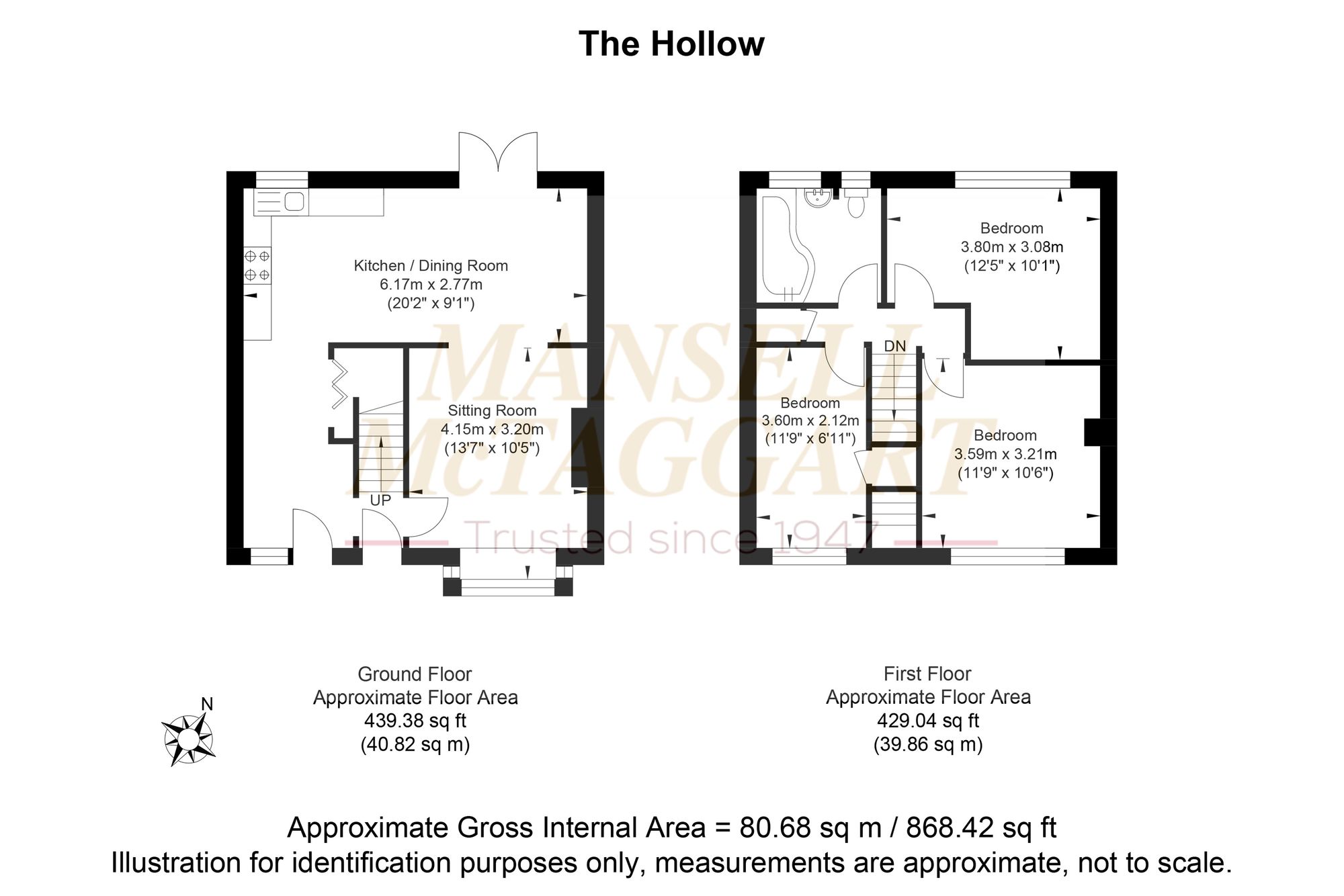 8 The Hollow, Crawley floorplan