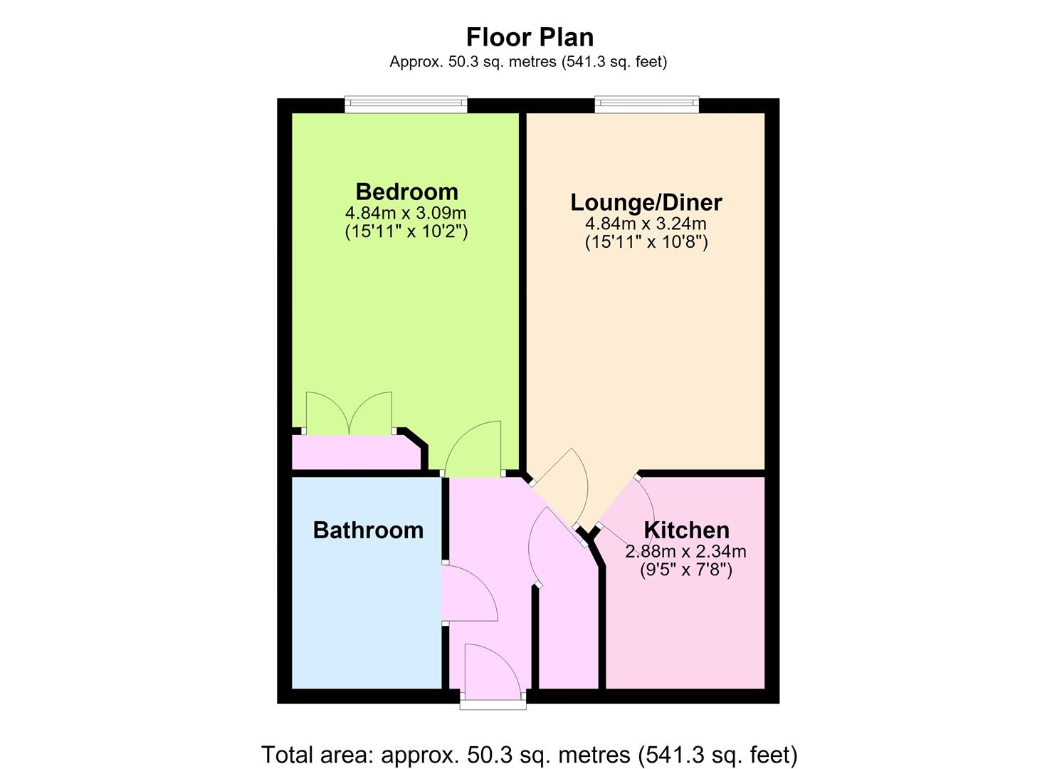 Union Place, Worthing floorplan