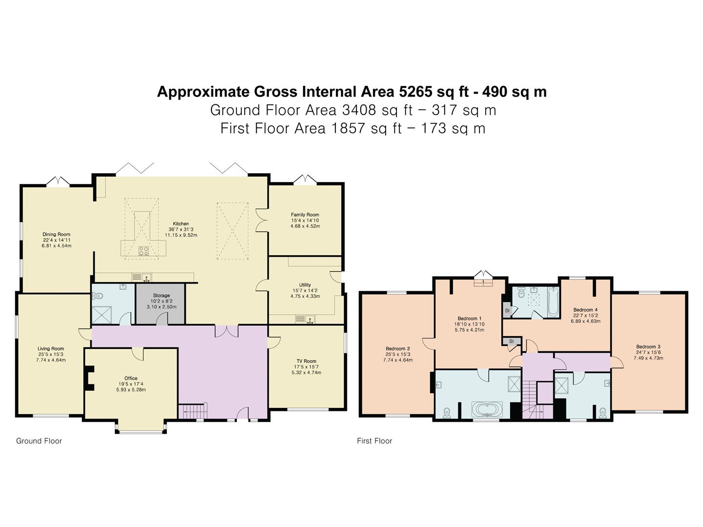 The Tulip, 282, Hertingfordbury Road, Hertingfordbury floorplan
