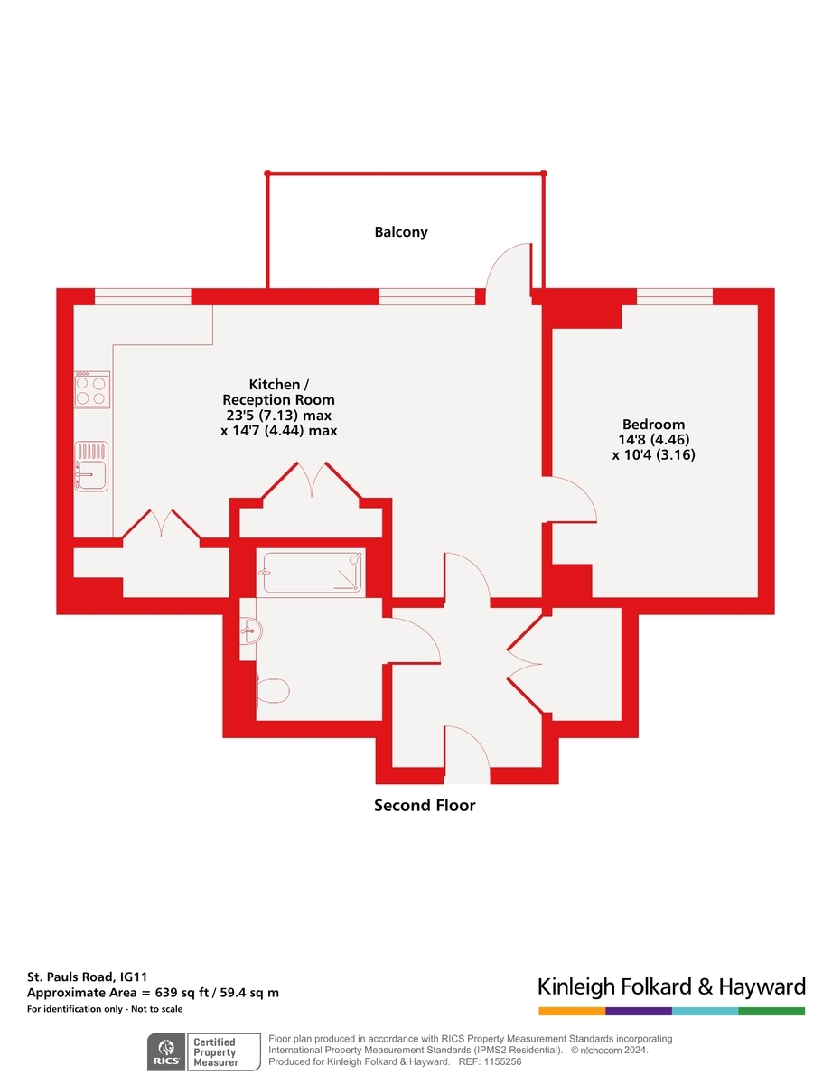 Flat 3 Chand House,, St Pauls Road, London floorplan