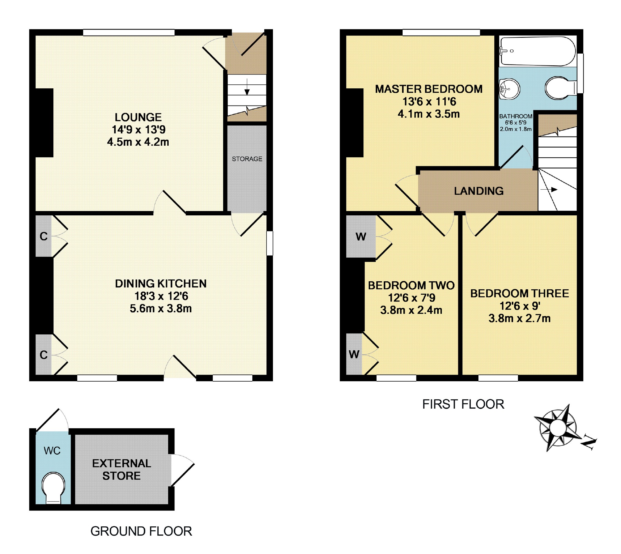 3 Bedrooms Semi-detached house to rent in Red Cottages, Harrogate, North Yorkshire HG3