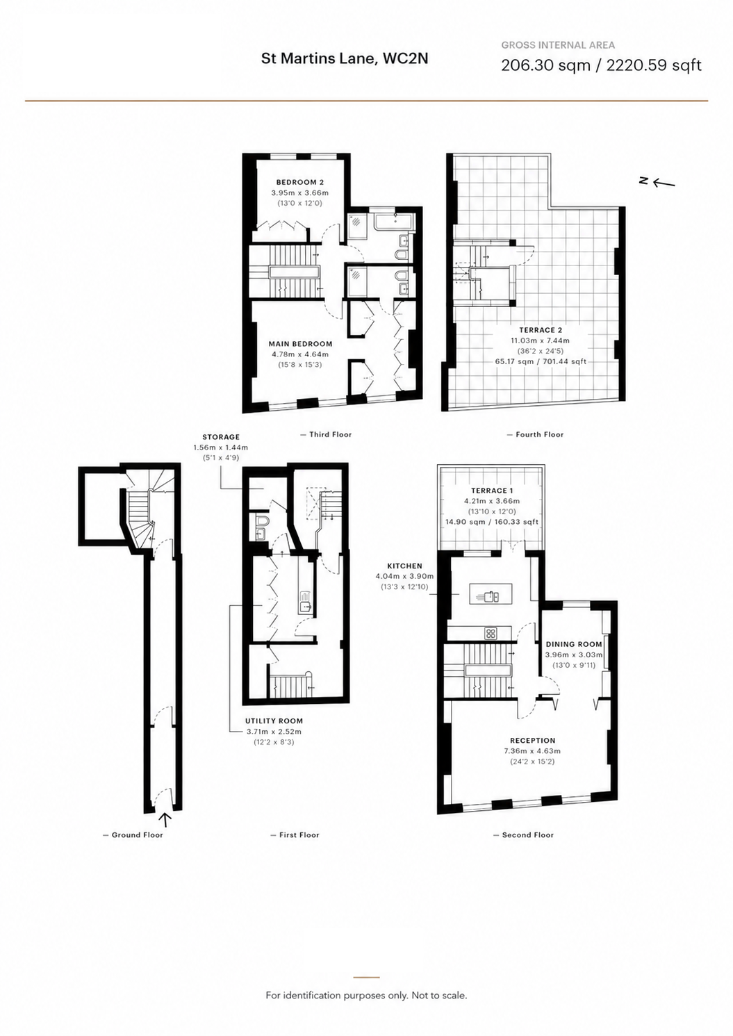 St. Martin's Lane, London floorplan