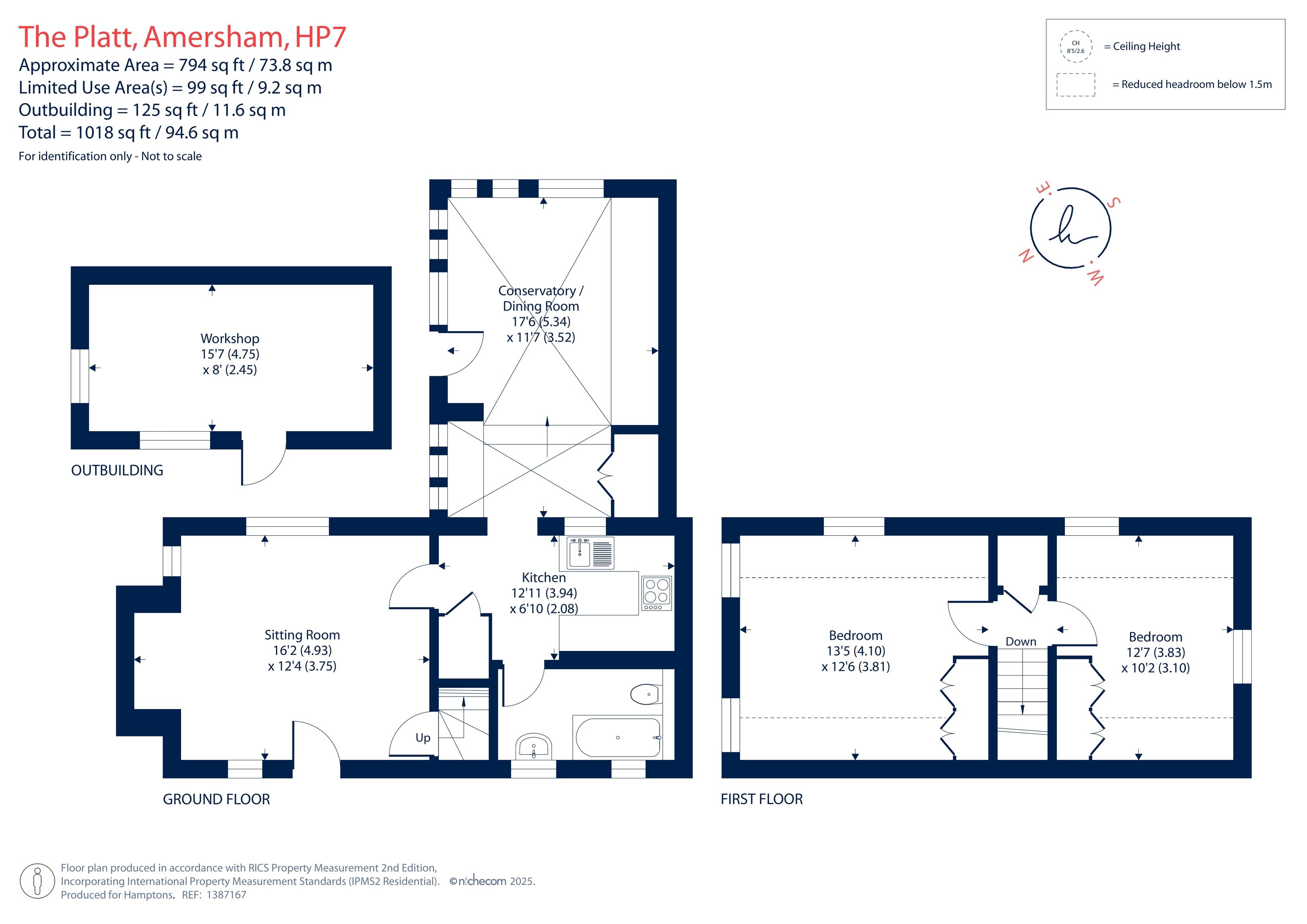 Rose Cottage, The Platt, Amersham floorplan