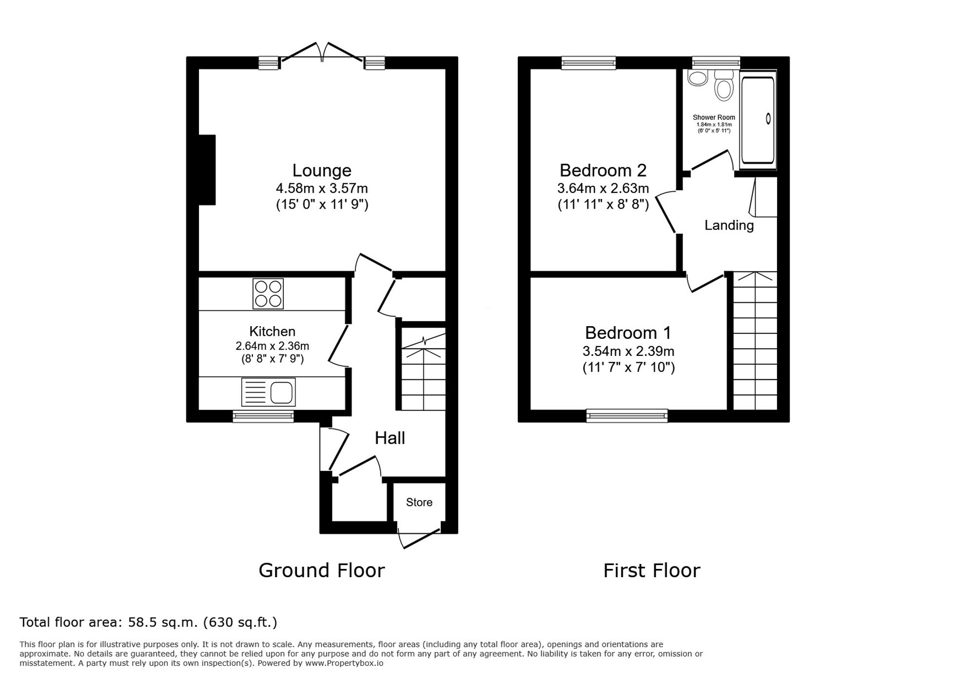 91 Deganwy Road, Conwy floorplan