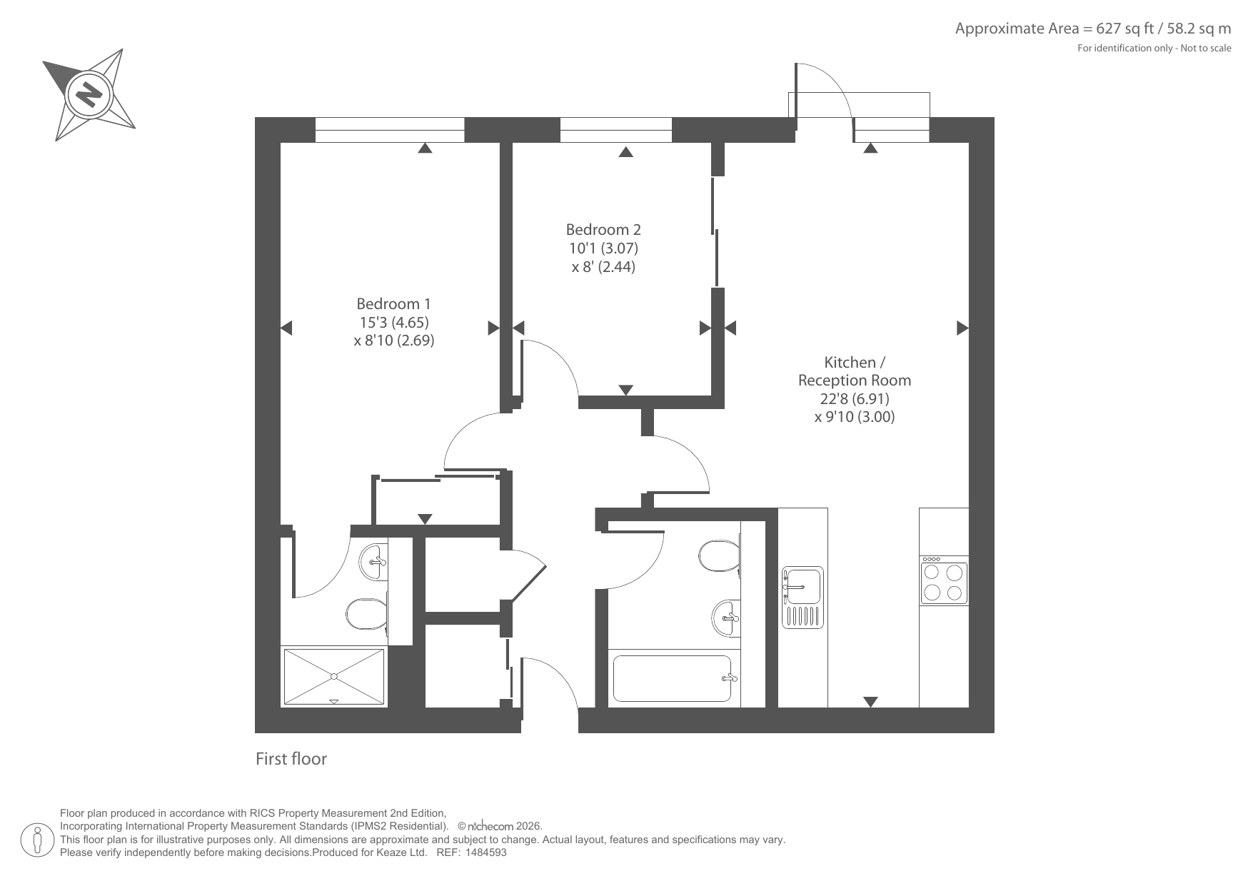 Lindley, Huddersfield floorplan