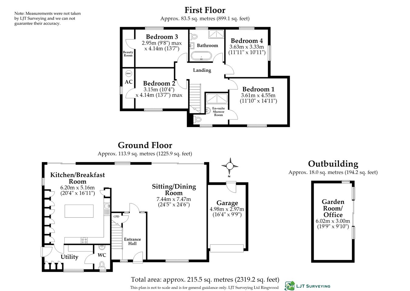 Fair Acre, Furzehill, Wimborne floorplan
