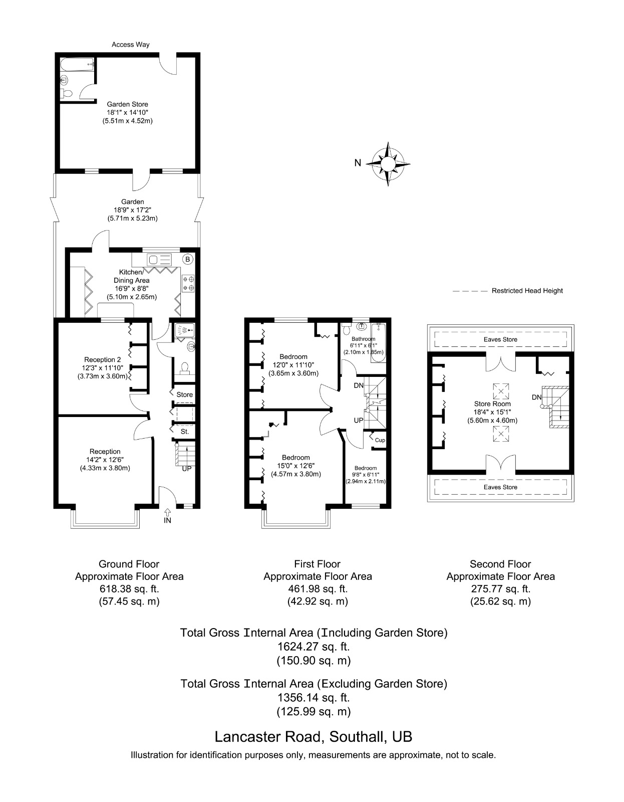 38, Lancaster Road, Southall floorplan