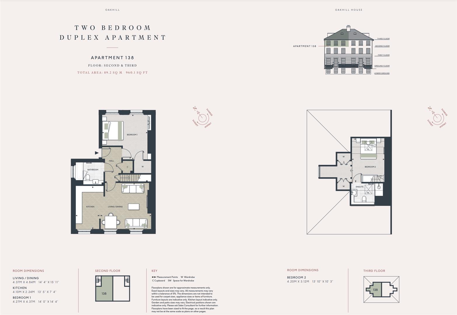 138 Oakhill House, Tonbridge Road, Tonbridge floorplan