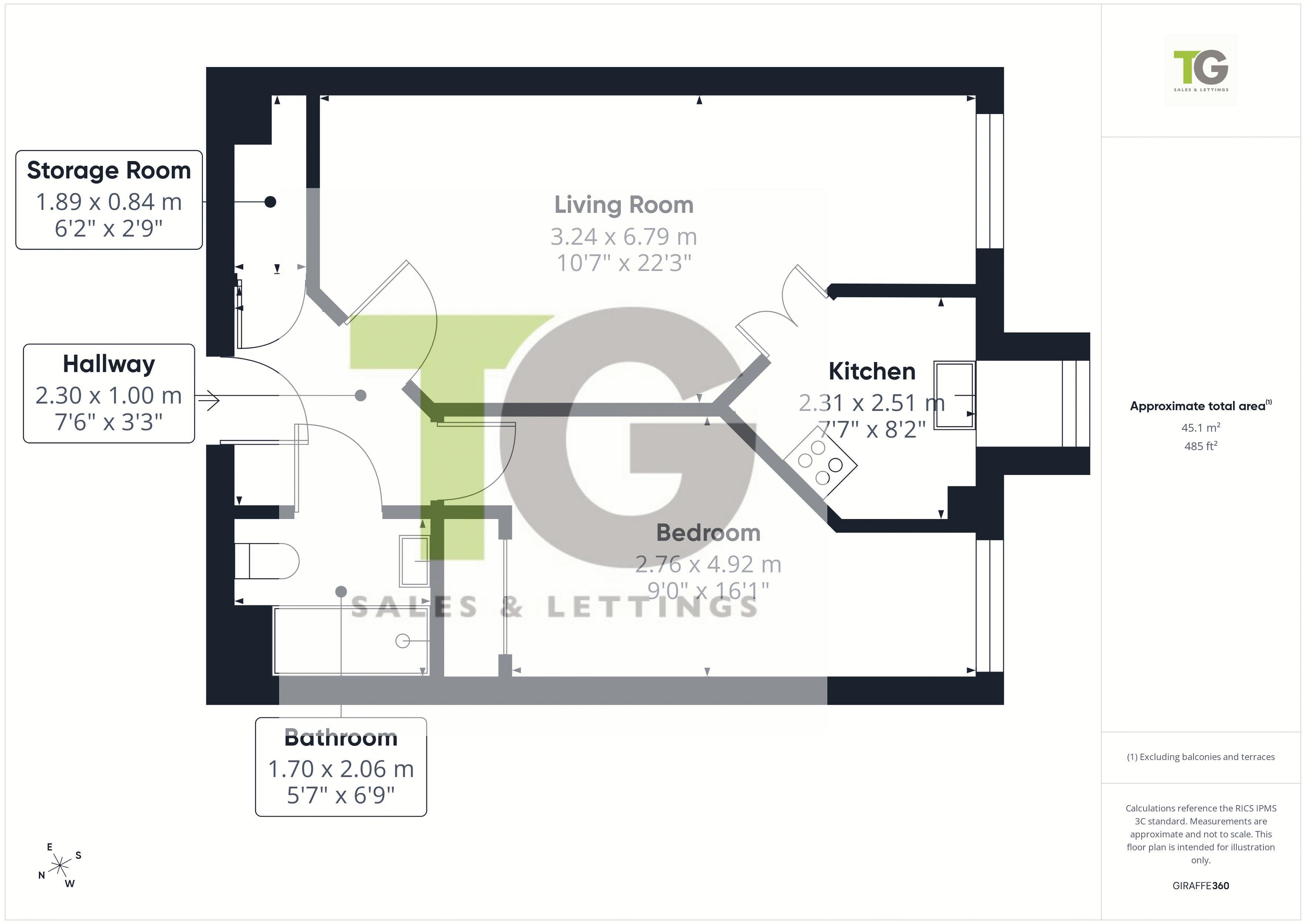 96 Castlemead court, Westgate Street, Gloucester floorplan