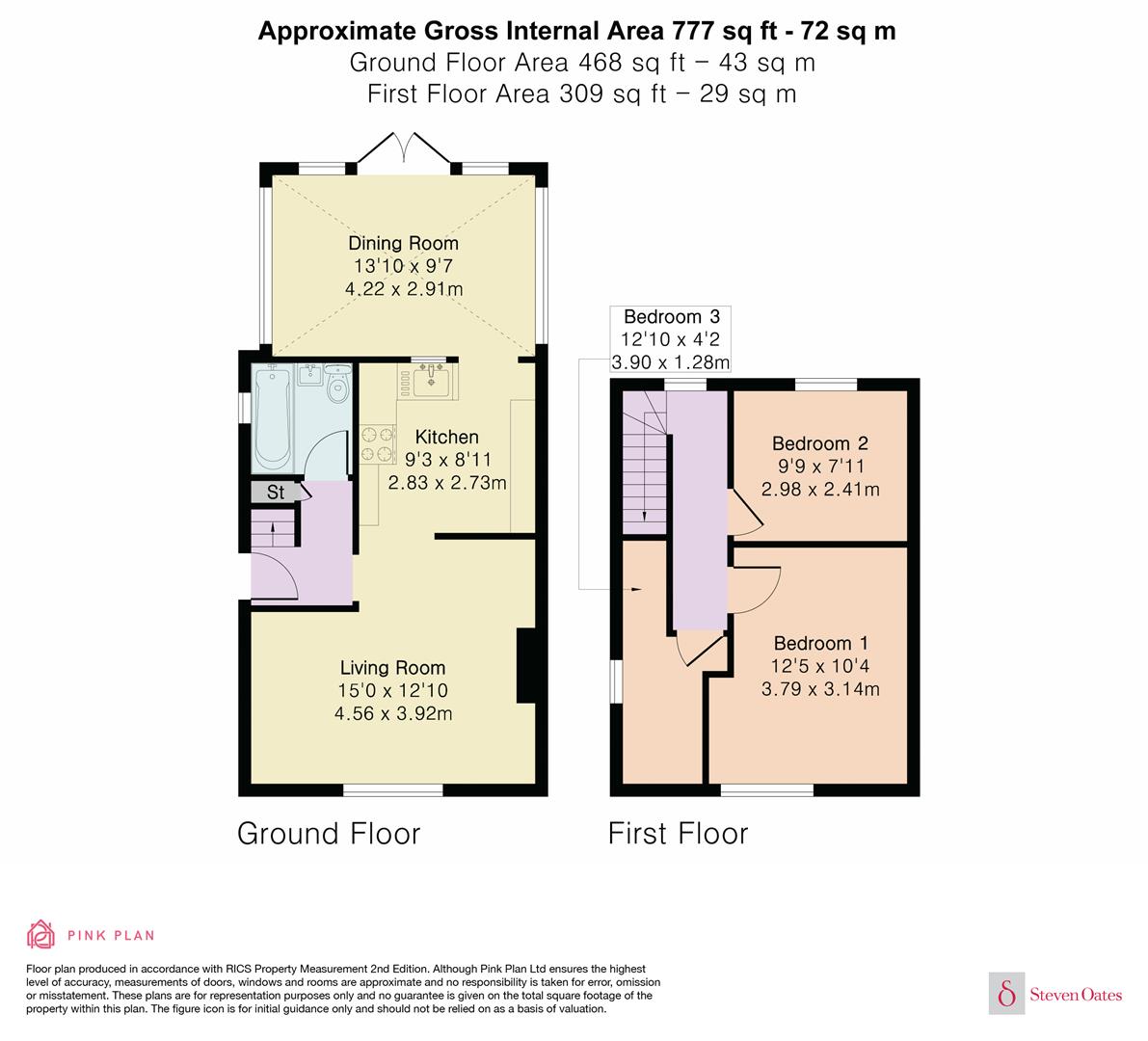 13, Gosselin Road, Bengeo floorplan