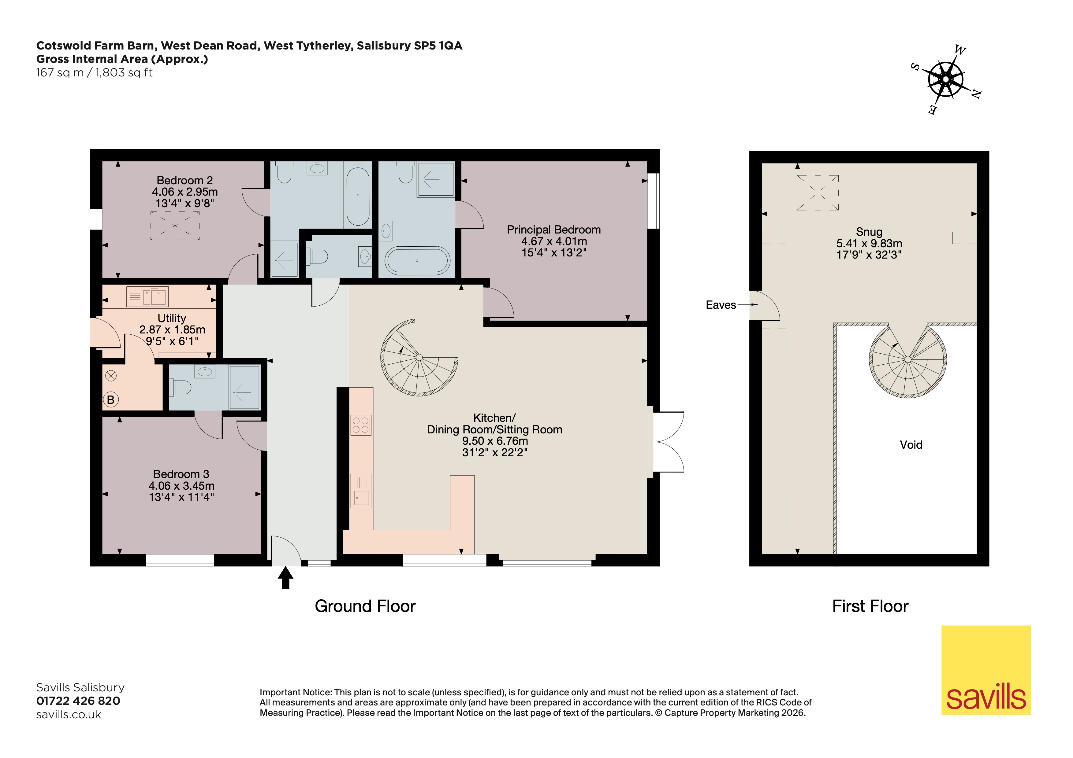 1 Cotswold Farm Barn,, West Dean Road, Salisbury floorplan
