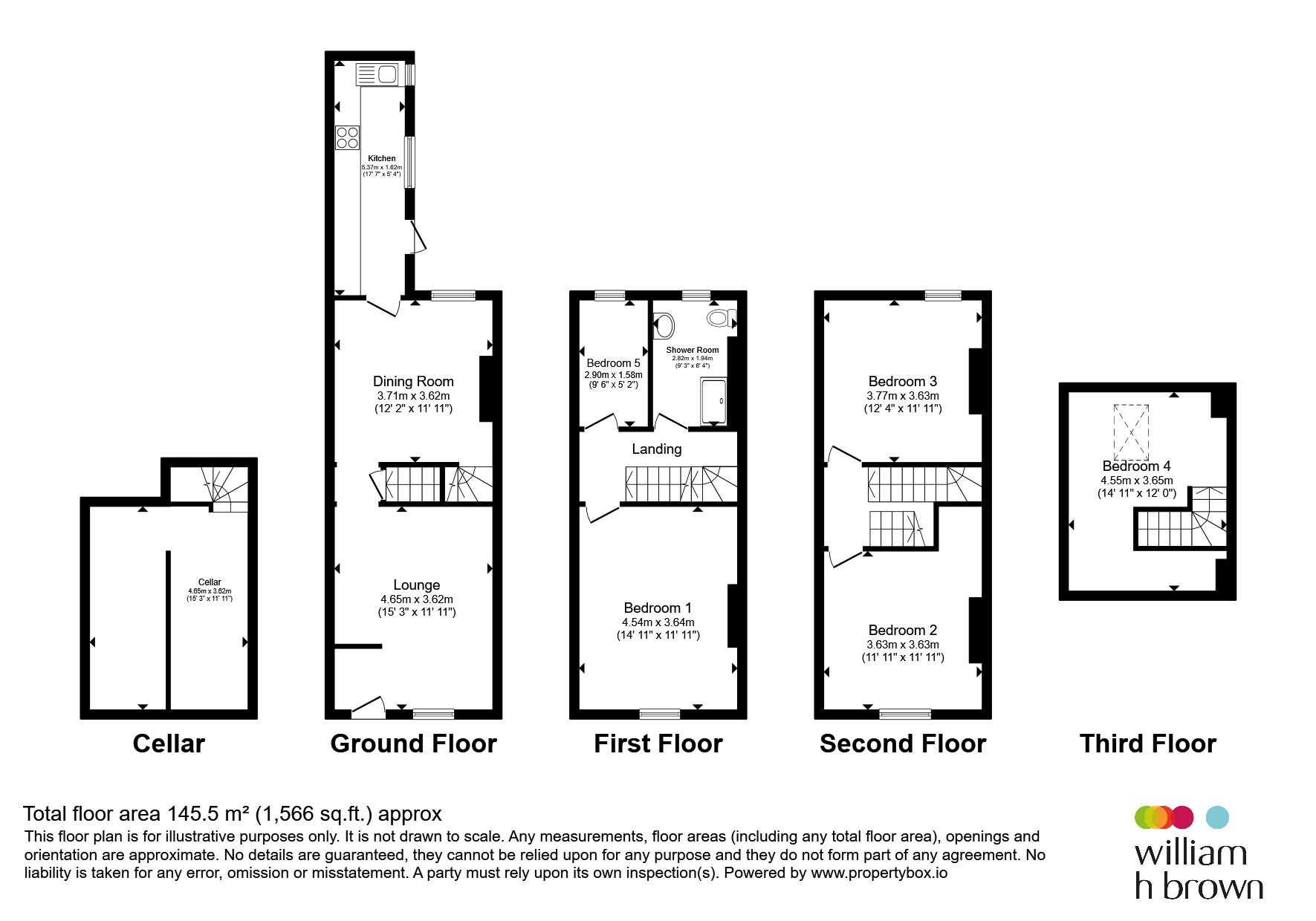 286, Denman Street Central, Nottingham floorplan
