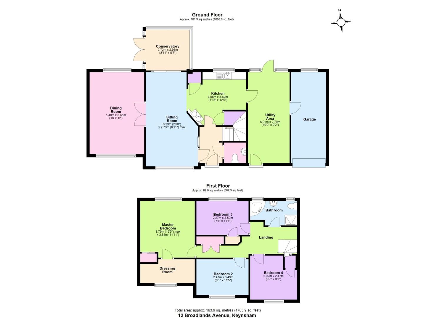 12, Broadlands Avenue, Bristol floorplan