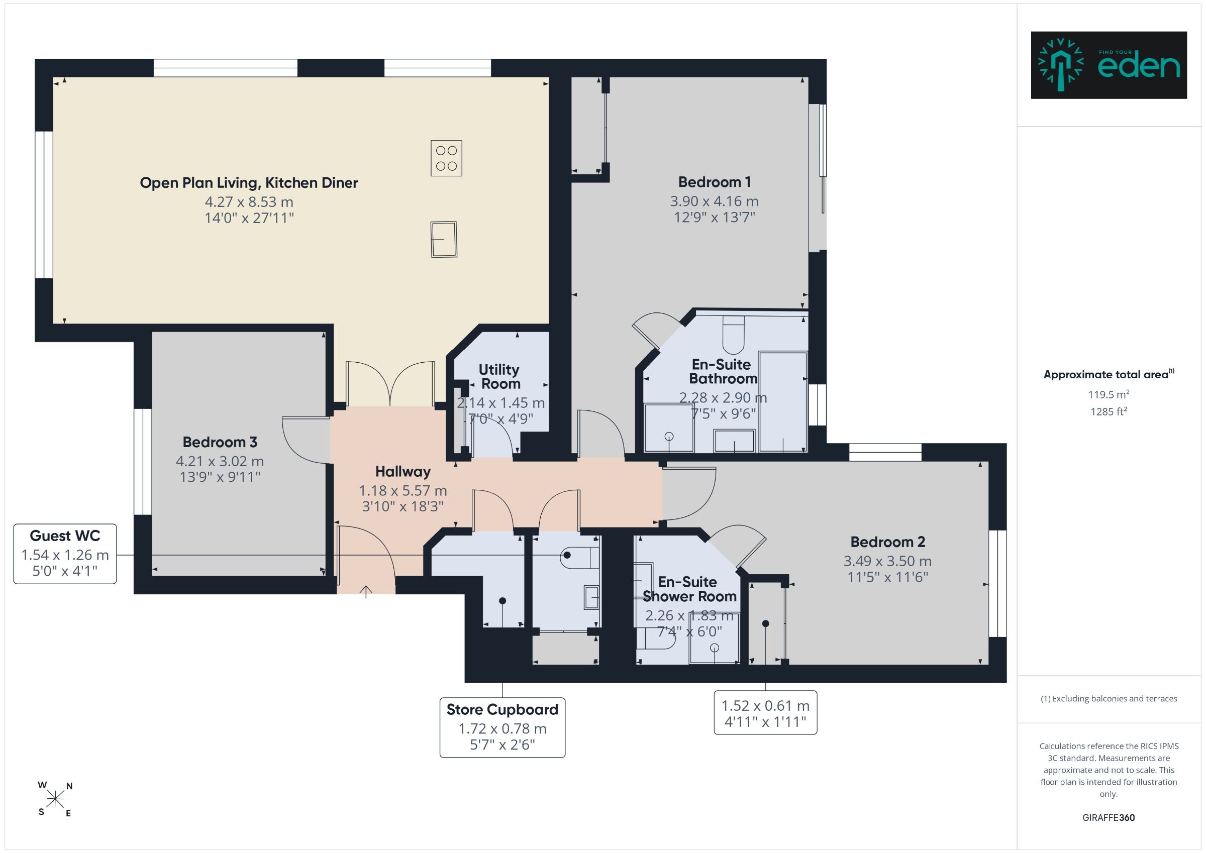 Apt 1, 203 Score Lane, Liverpool floorplan