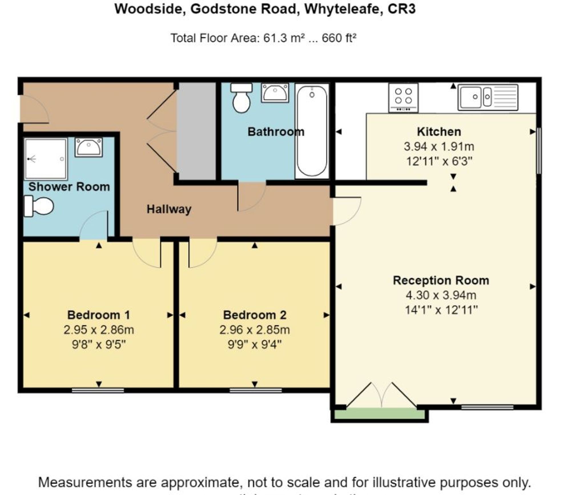 5 Woodside, Whyteleafe floorplan