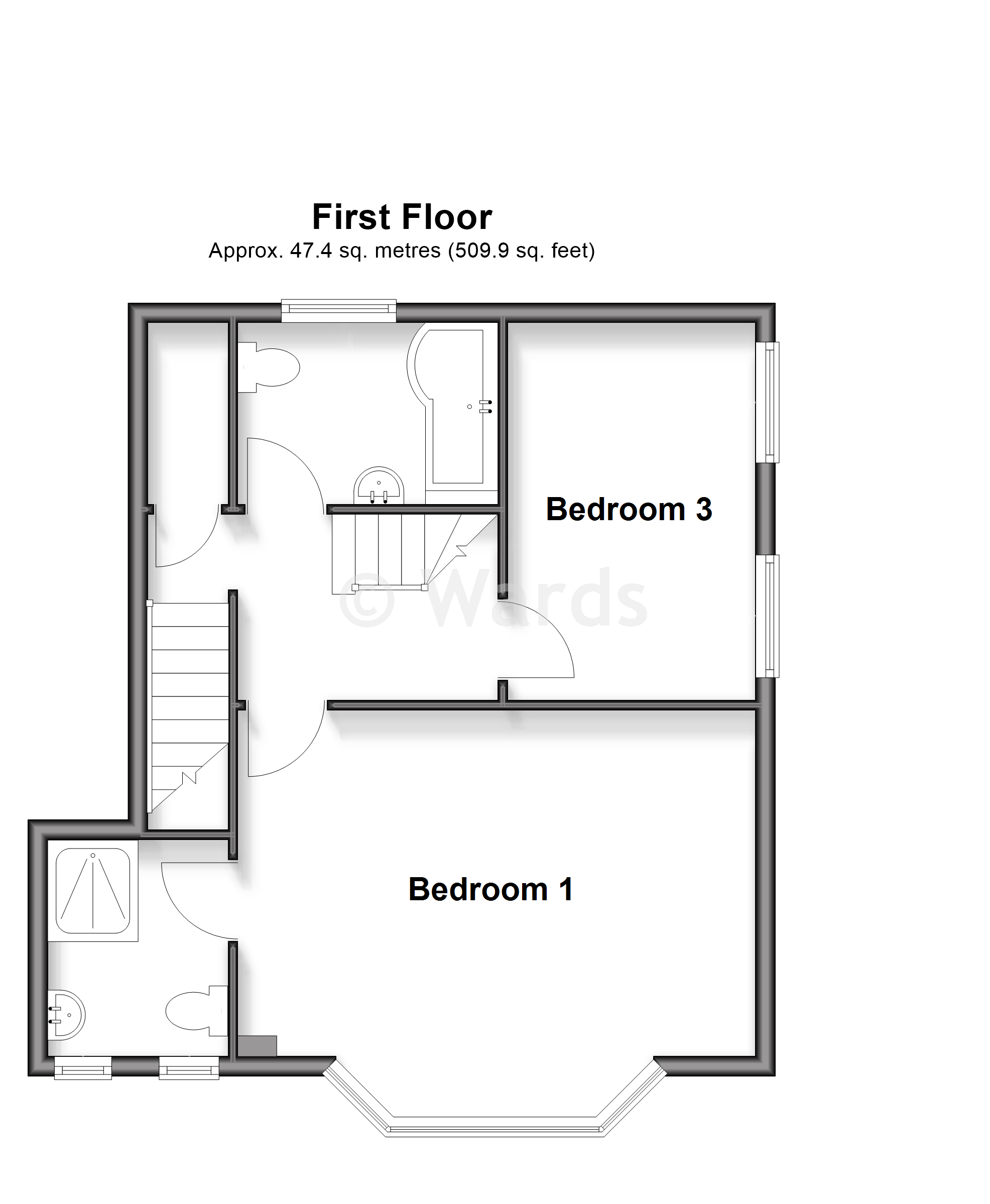 Bridge Inn, Station Road, Lydd floorplan