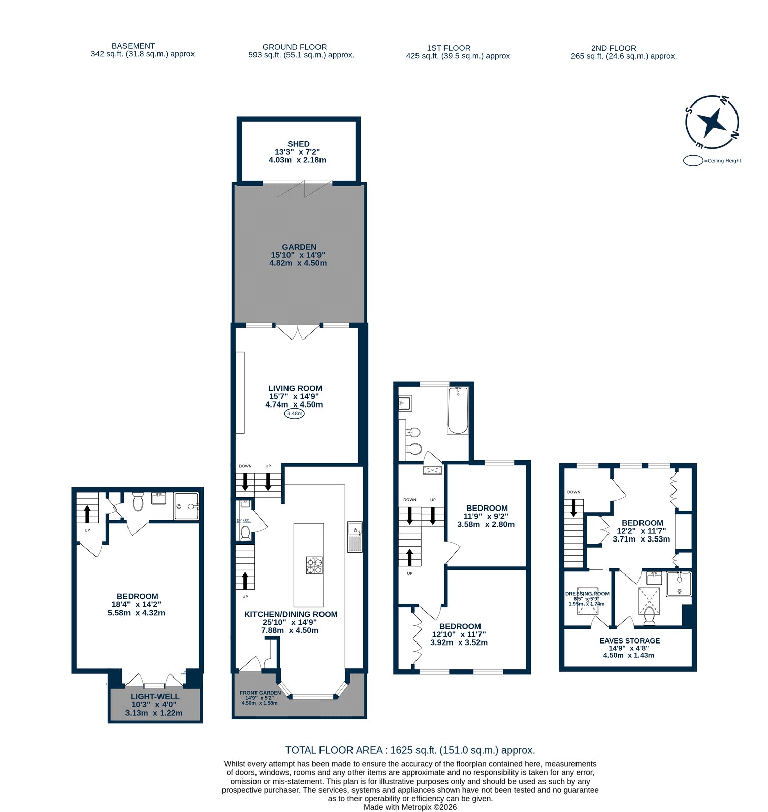 19, Prospect Road, London floorplan
