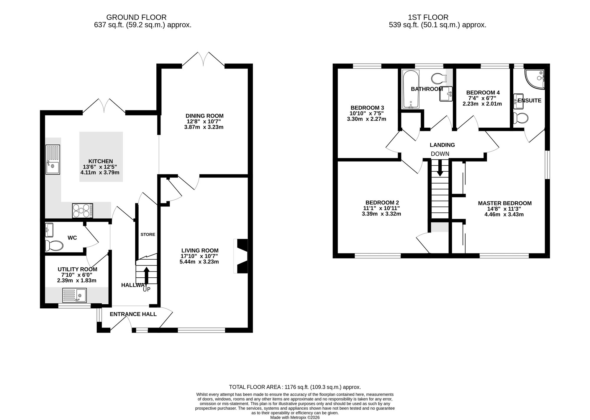 8 Marton Close, Crewe floorplan
