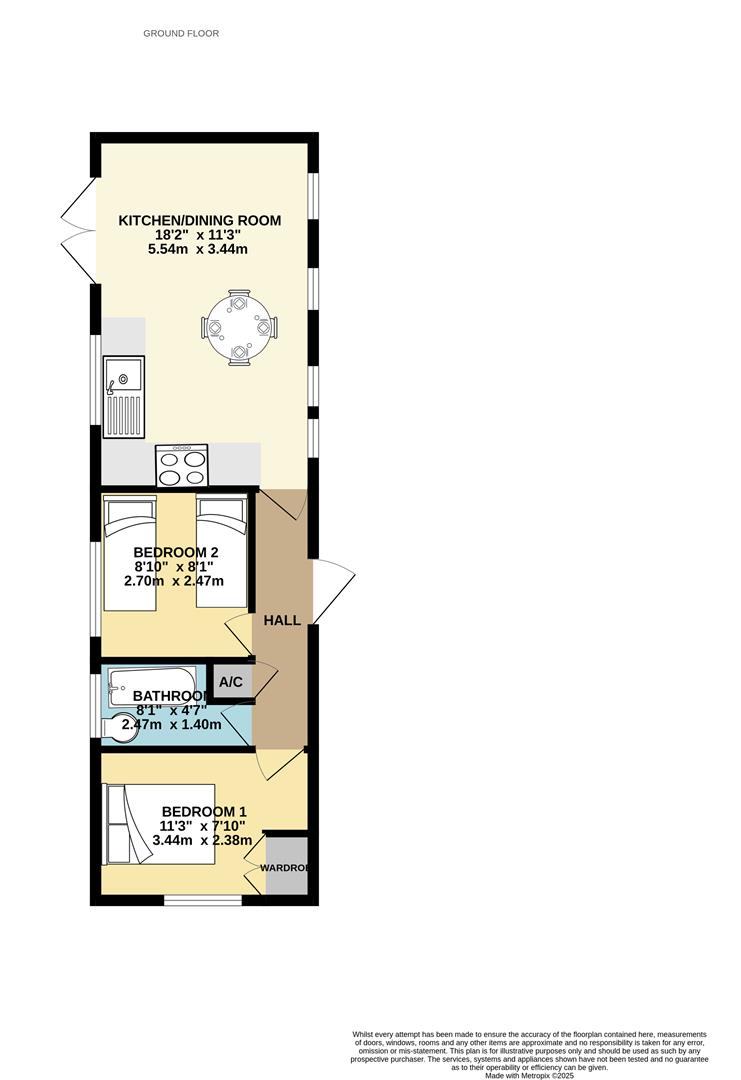 Lodge 1, Golden Cross Park, Hailsham floorplan