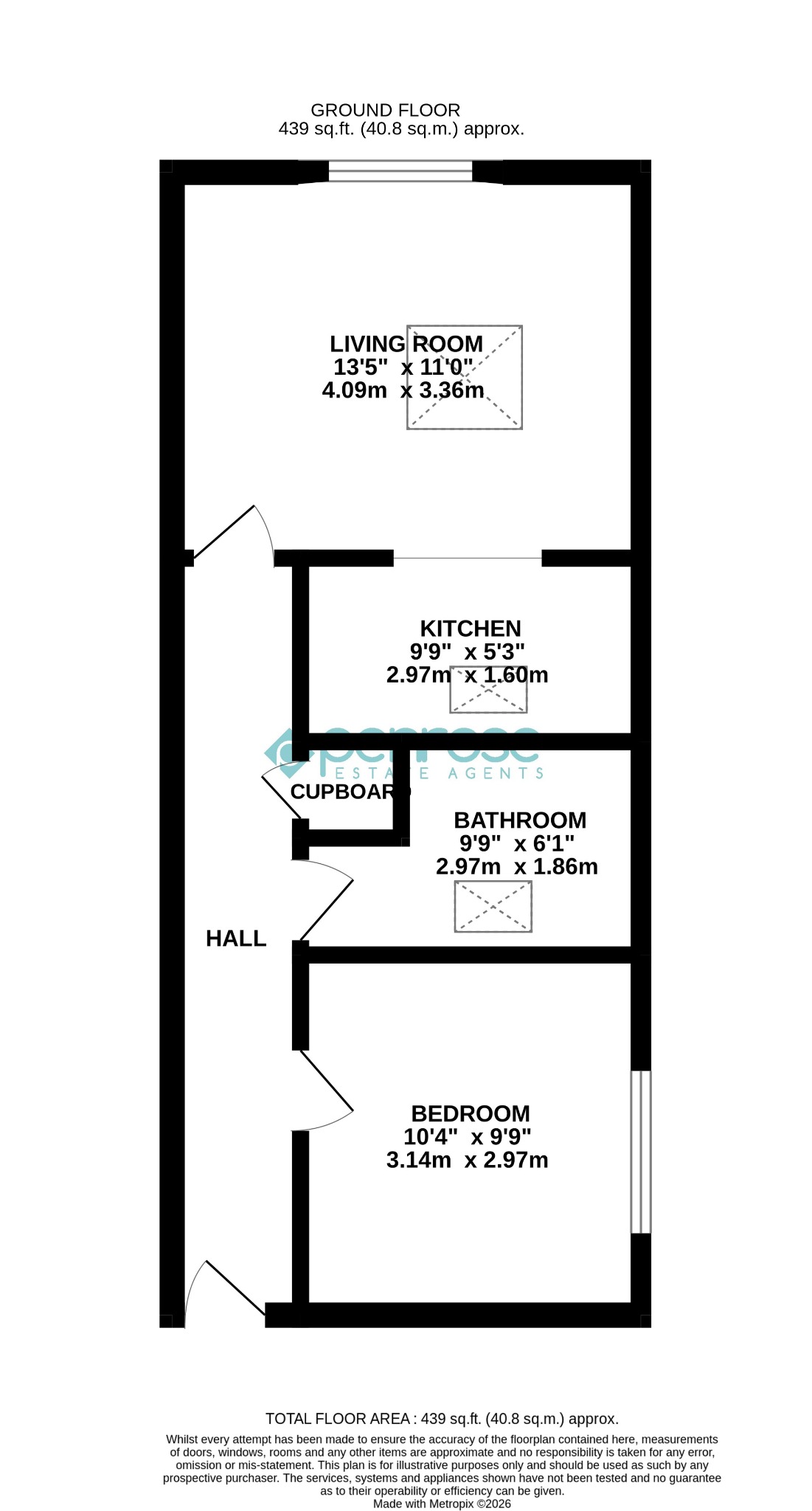 Flat 13, Waynes Court, Luton floorplan