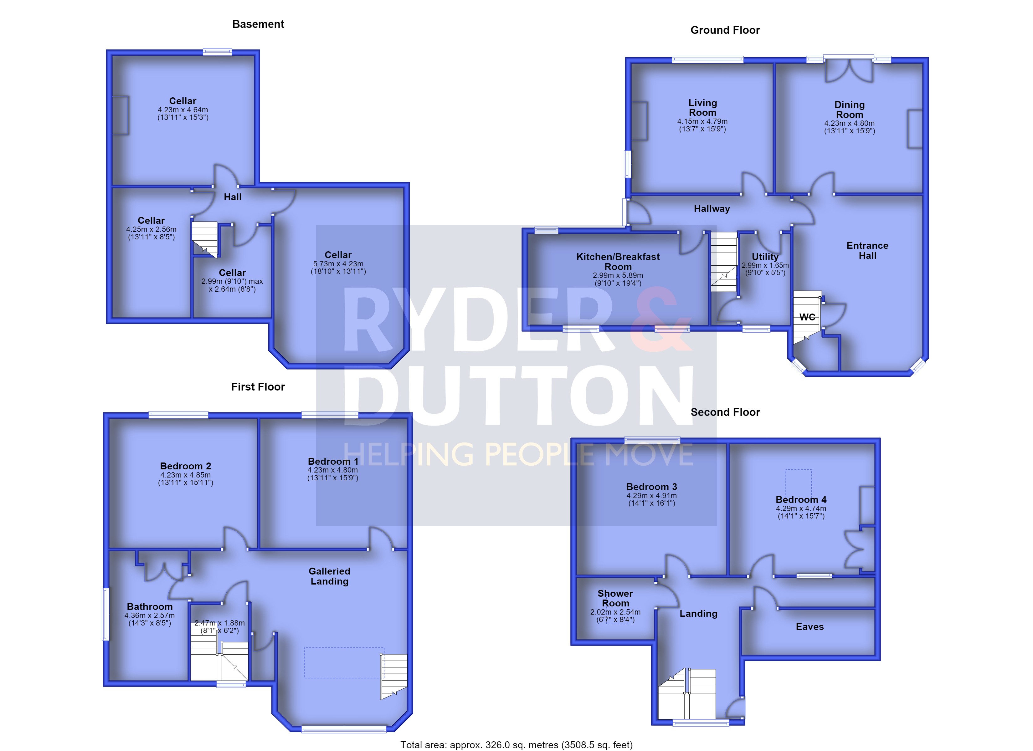 Ward House, West Yorkshire floorplan