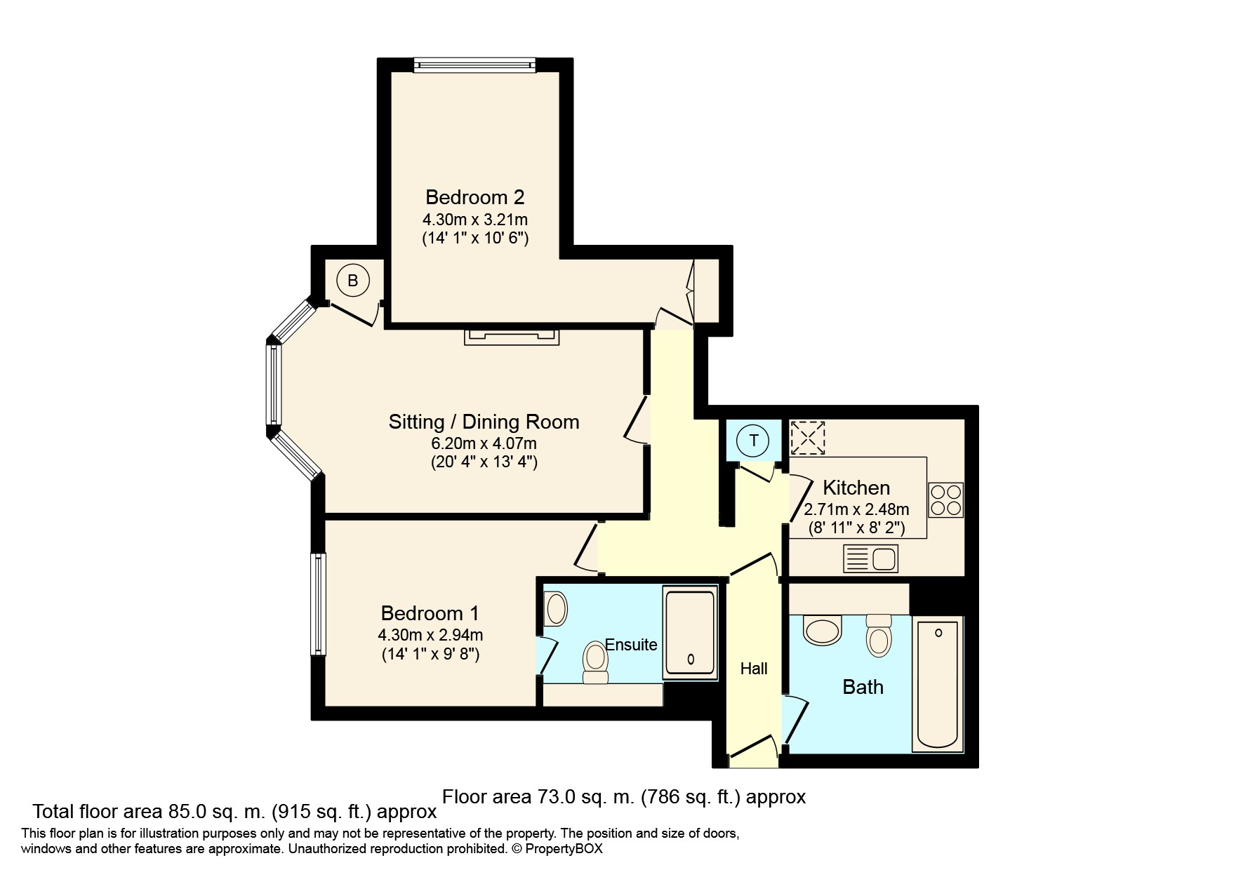 2 Bedrooms Flat for sale in Roffey Park, Forest Road, Colgate, Horsham RH12
