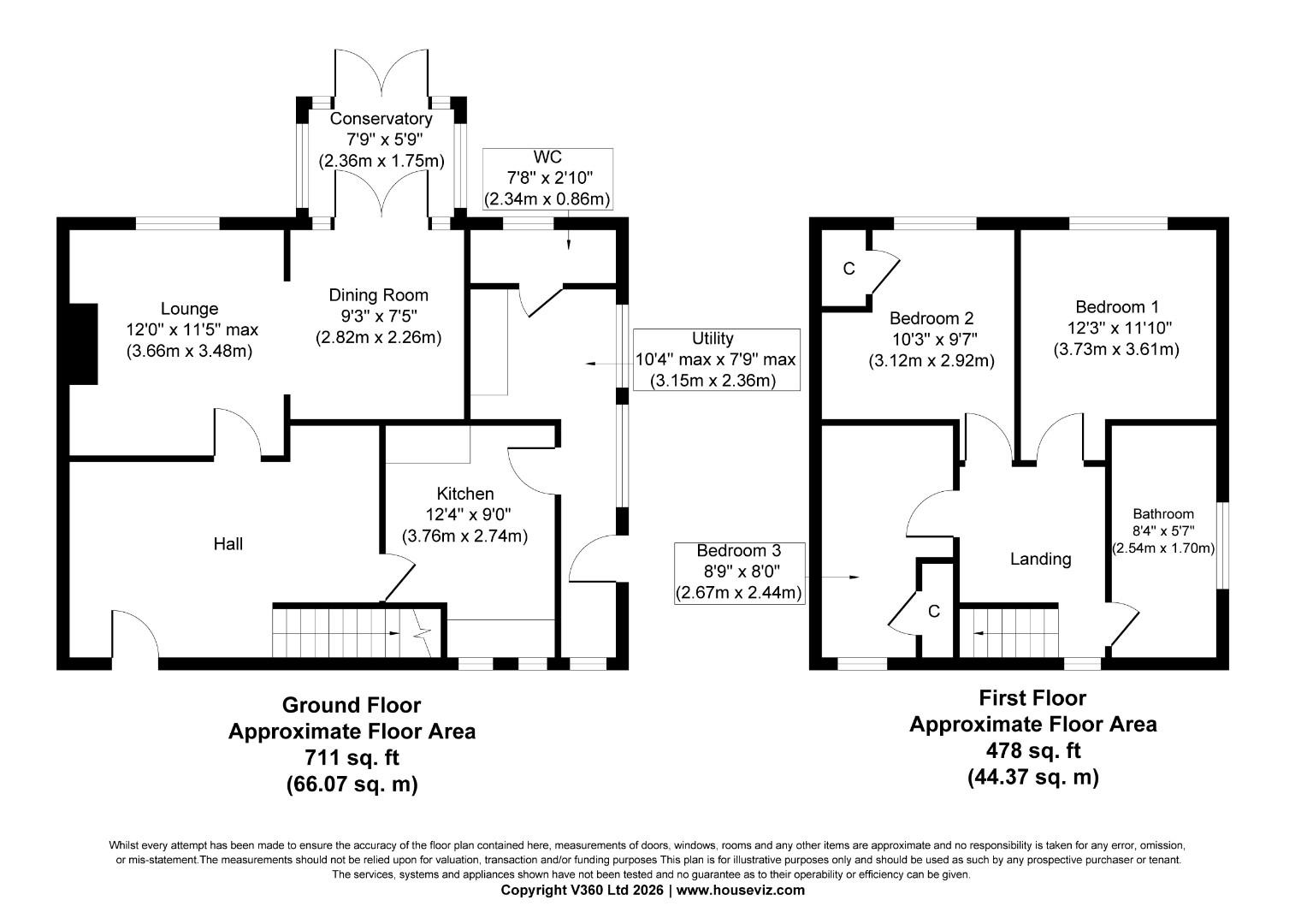 45, Kynaston Drive, Saltney Ferry floorplan