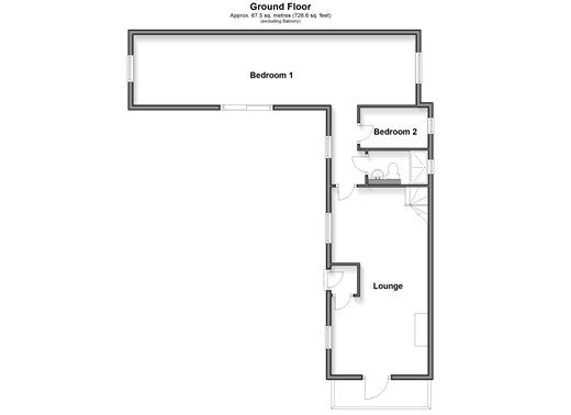 The Cliff Path Bonchurch, Ventnor floorplan