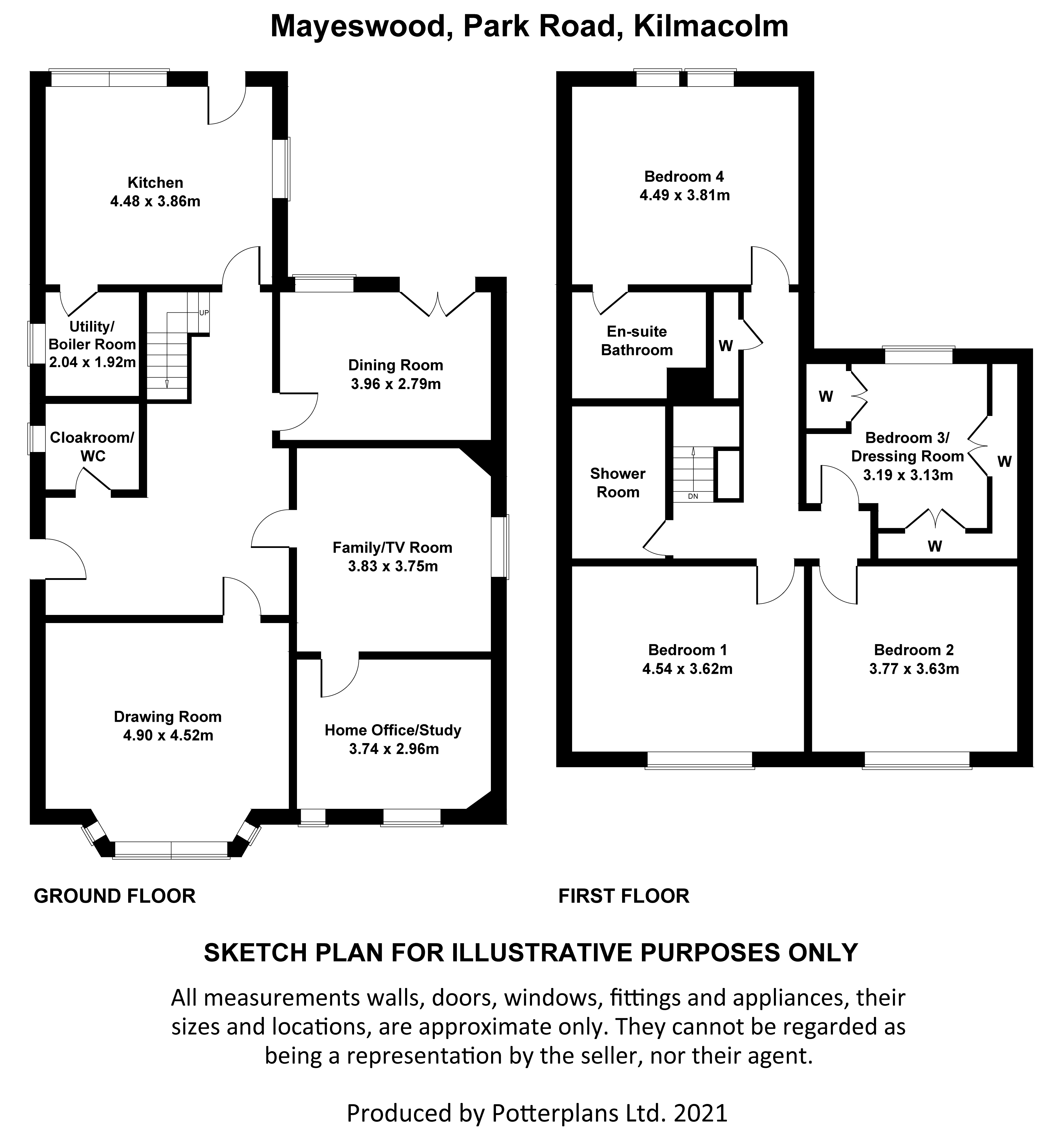 Mayeswood, Park Road, Kilmacolm PA13, 4 bedroom detached house for sale