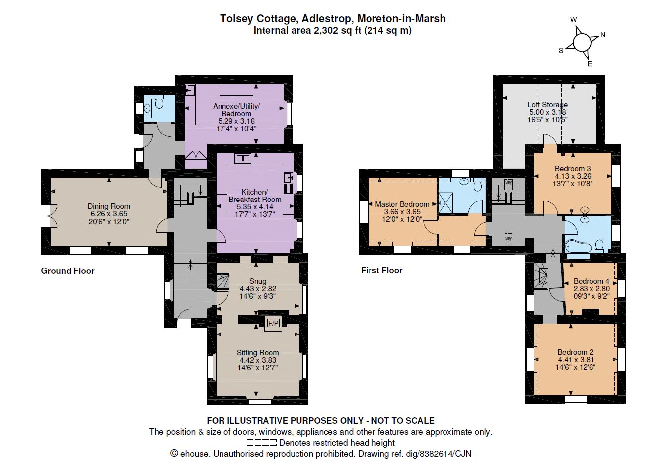 4 Bedrooms Detached house for sale in Adlestrop, Moreton-In-Marsh, Gloucestershire GL56