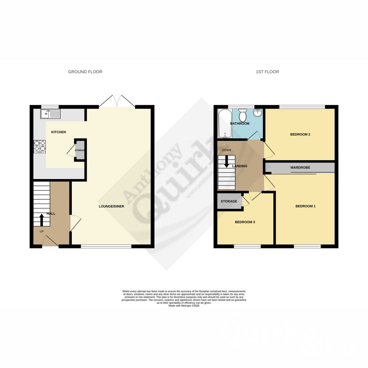 91, Link Road, Canvey Island floorplan