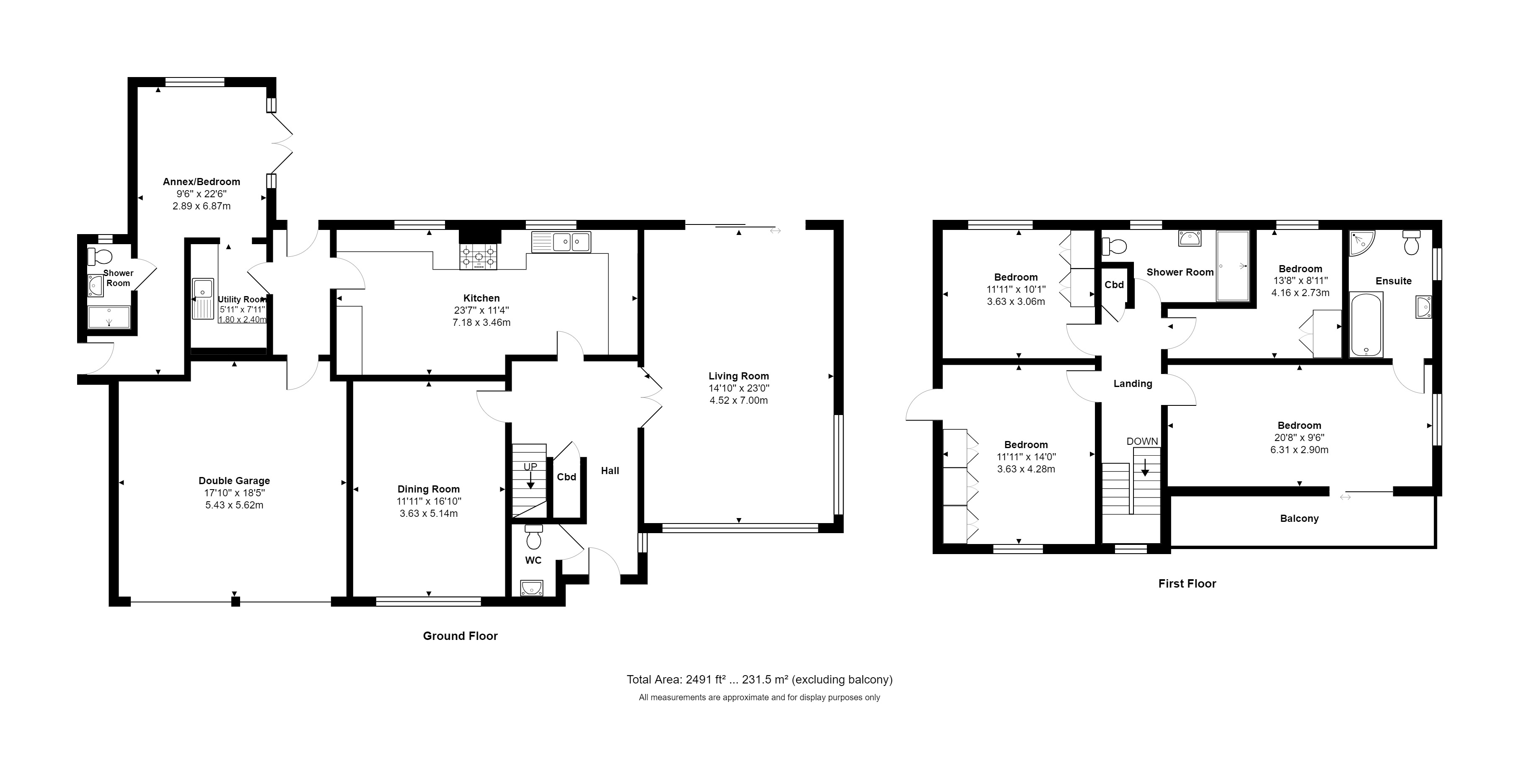 54, New Lane Hill, Reading floorplan