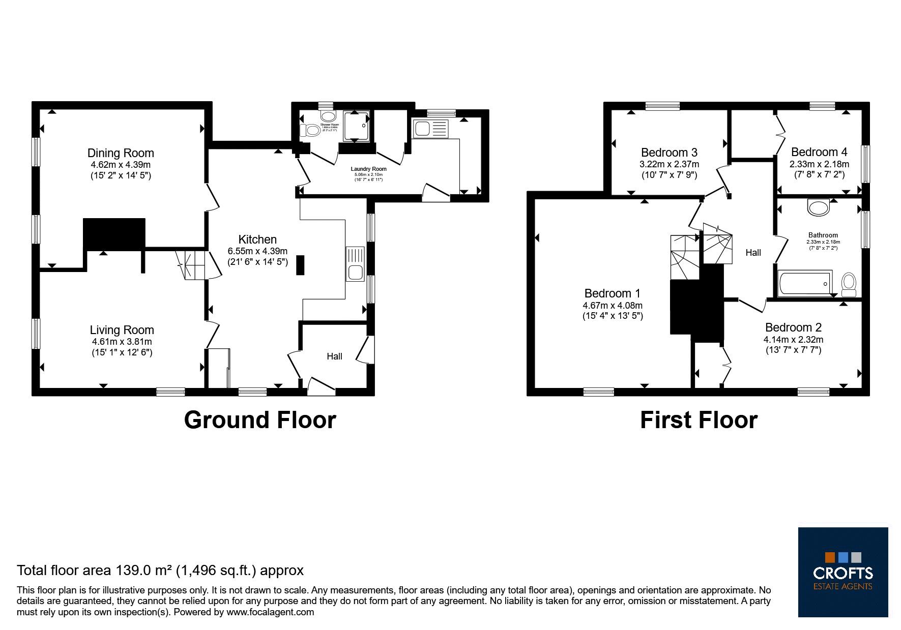 Walnut Cottage, Ludborough Road, North Thoresby floorplan