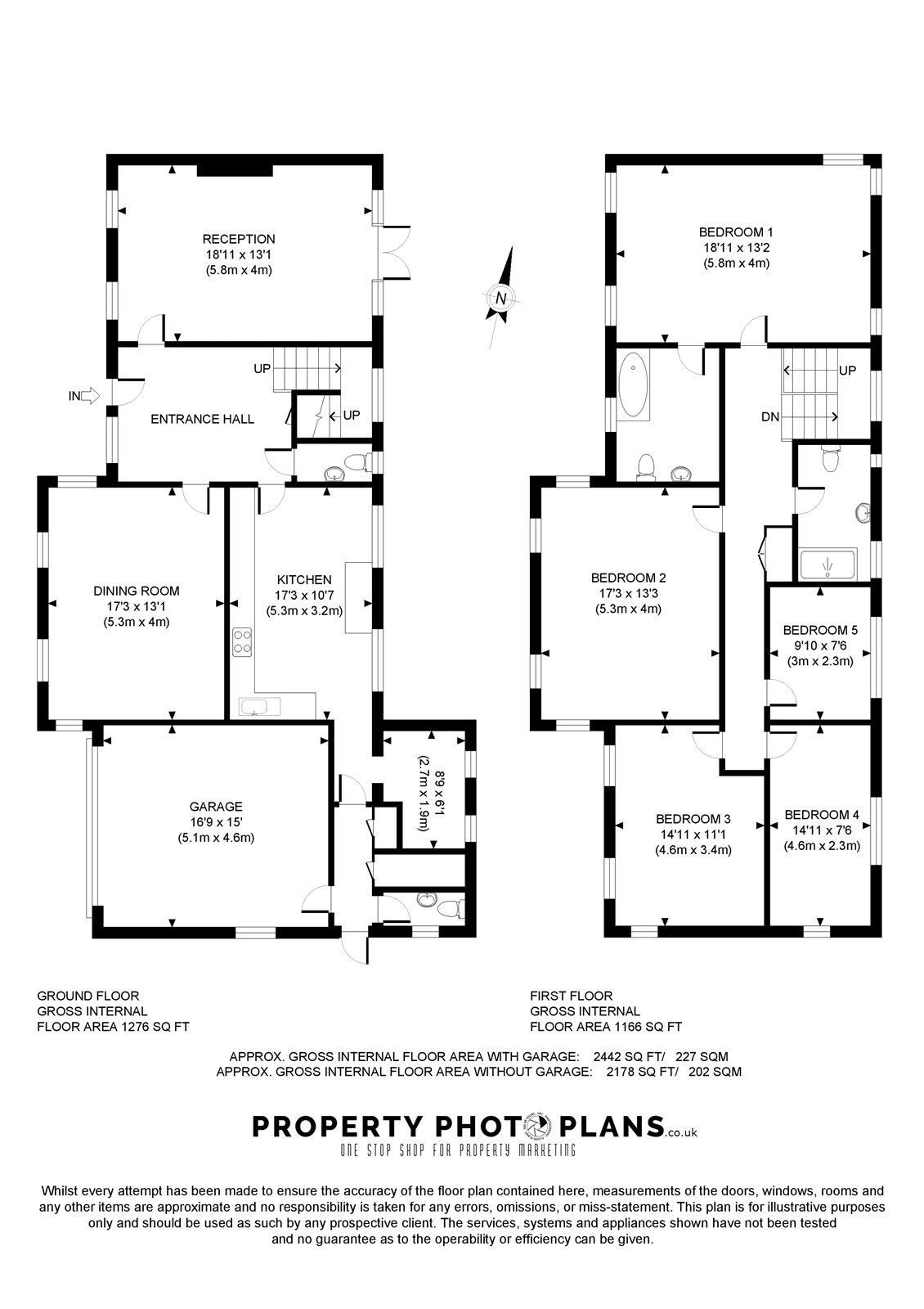 17, Russell Road, Middlesex floorplan