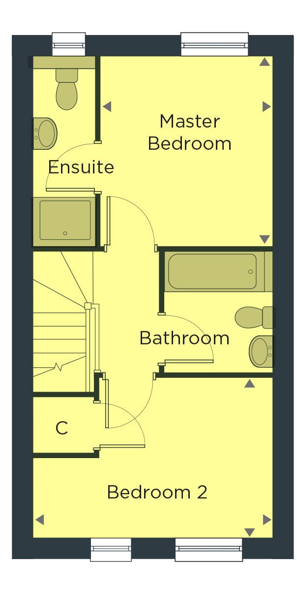 22, Clos Maria, Plot 22, Kings Drive, Cardiff floorplan