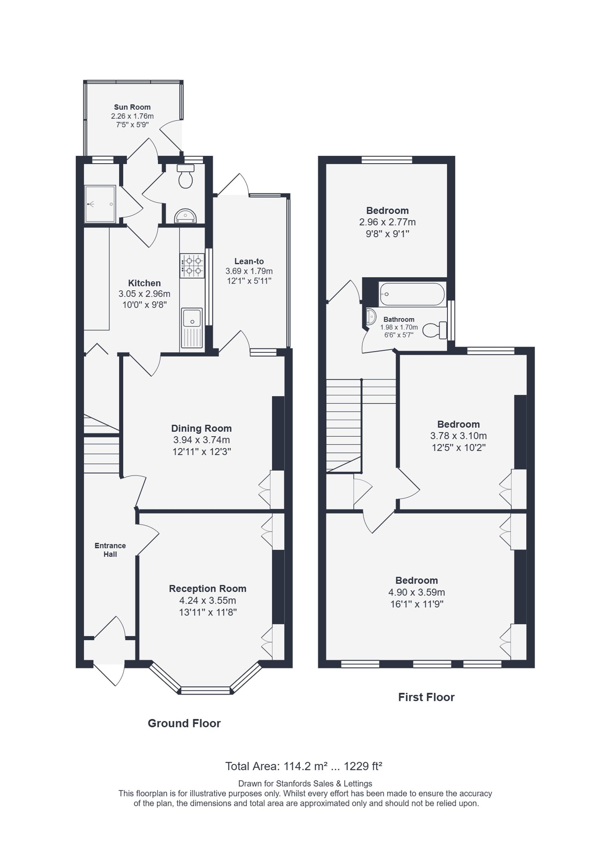 60 Gabriel Street, Honor Oak floorplan