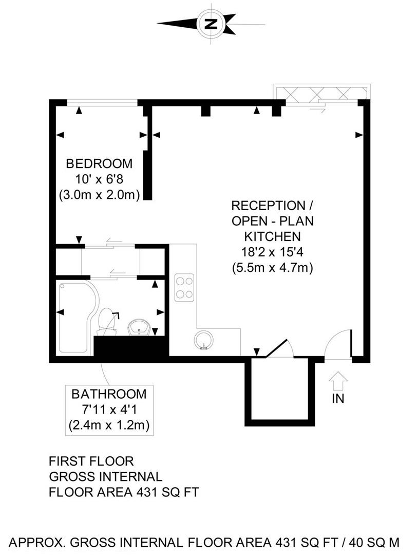 1 Bedrooms Flat to rent in Chelsea Bridge Wharf, London SW11