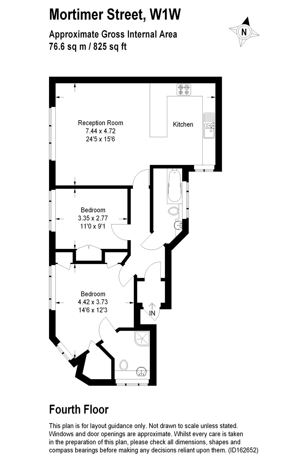 2 Bedrooms  to rent in Mortimer Street, London W1W