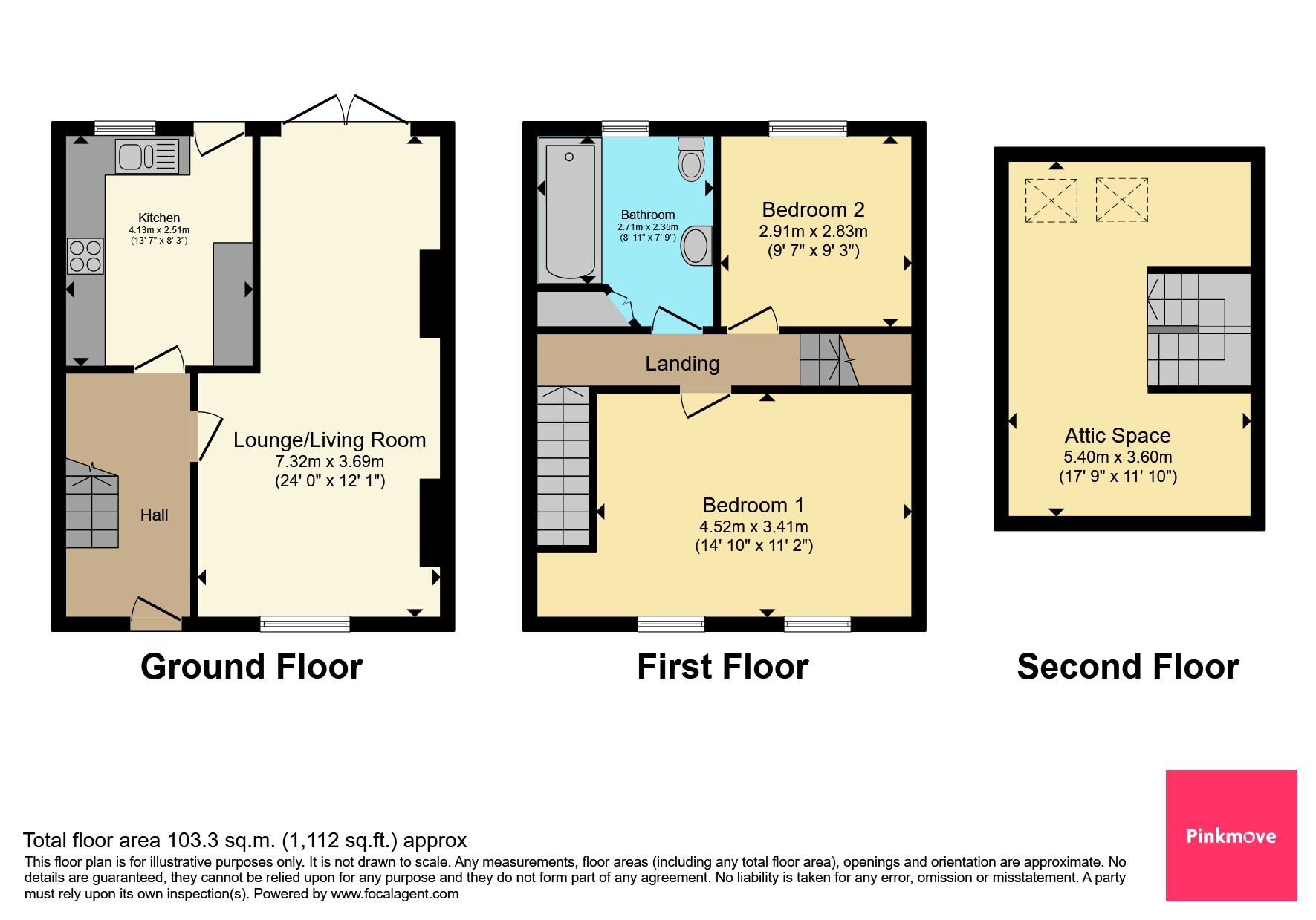 58, Machine Meadow, Pontypool floorplan
