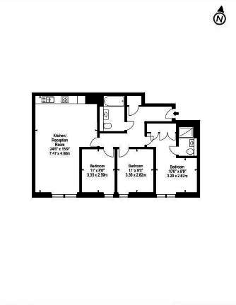 3 Bedrooms Flat to rent in Merchant Square East, Paddington W2