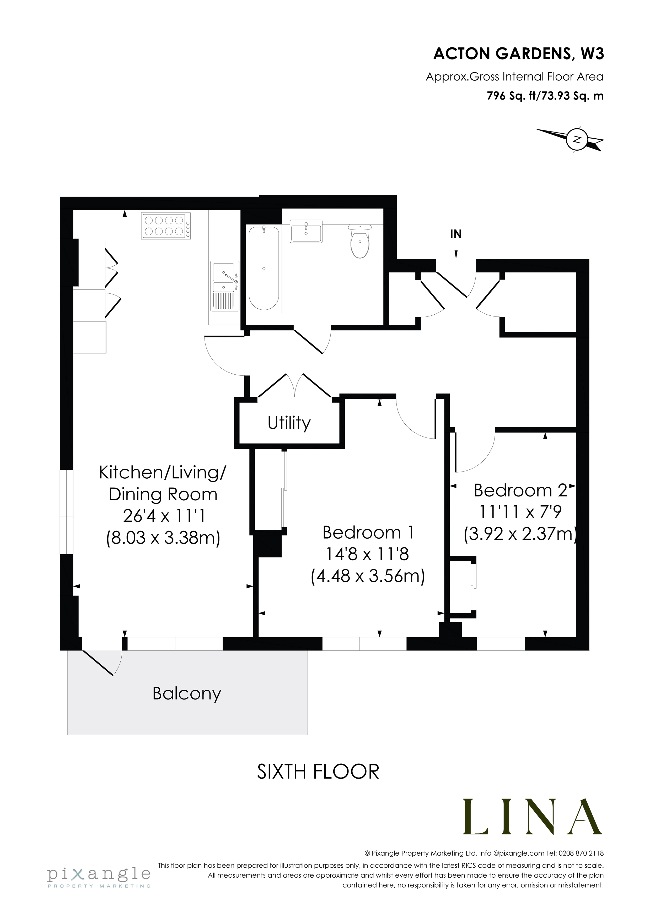 Strafford Road, Acton floorplan