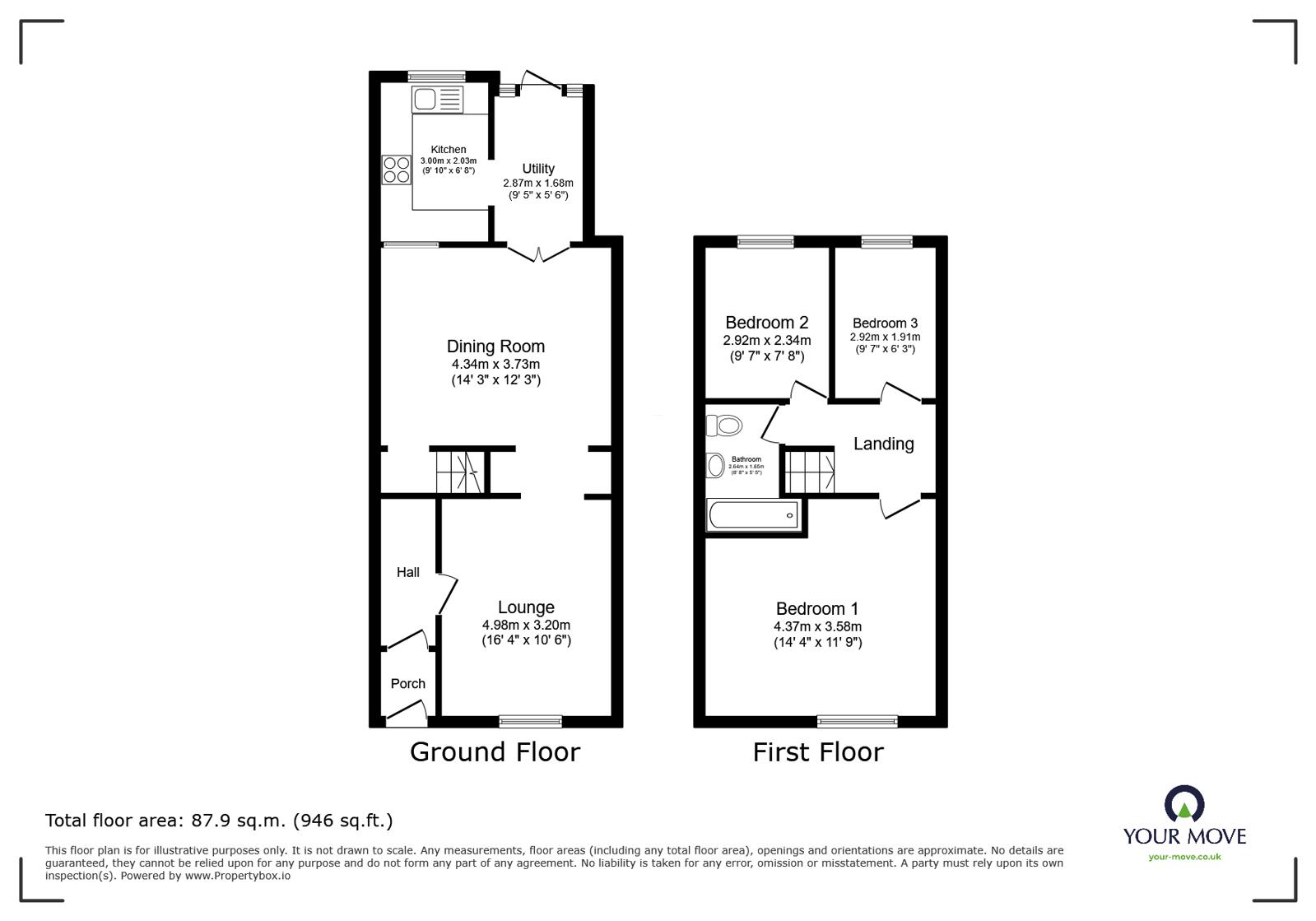 22, Albert Street, Lancashire floorplan
