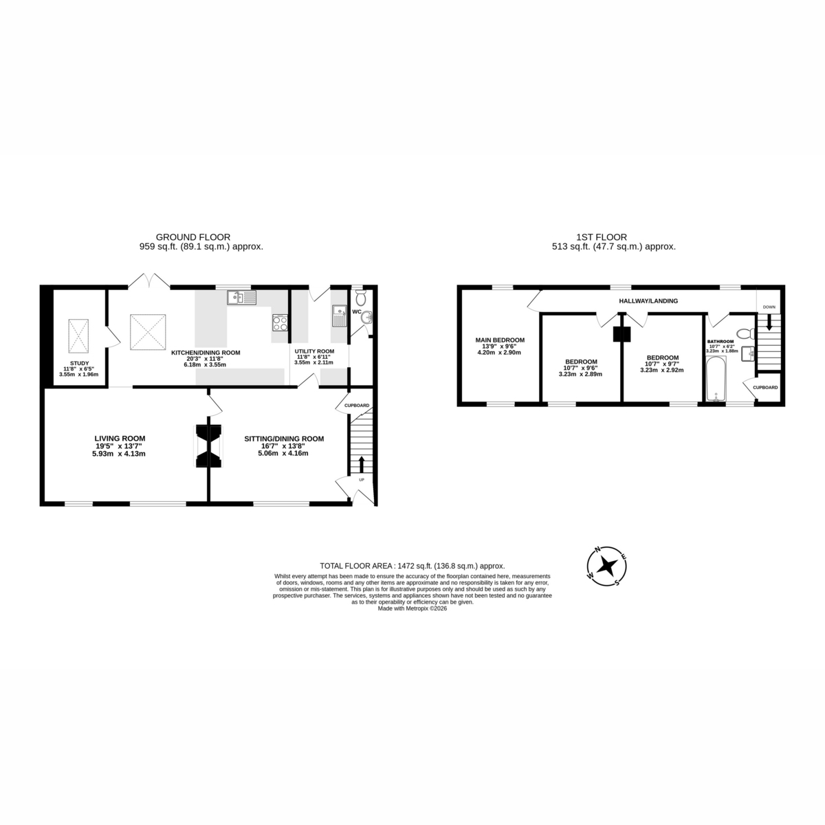 Flat The Old Shop, 40, The Street, King's Lynn floorplan