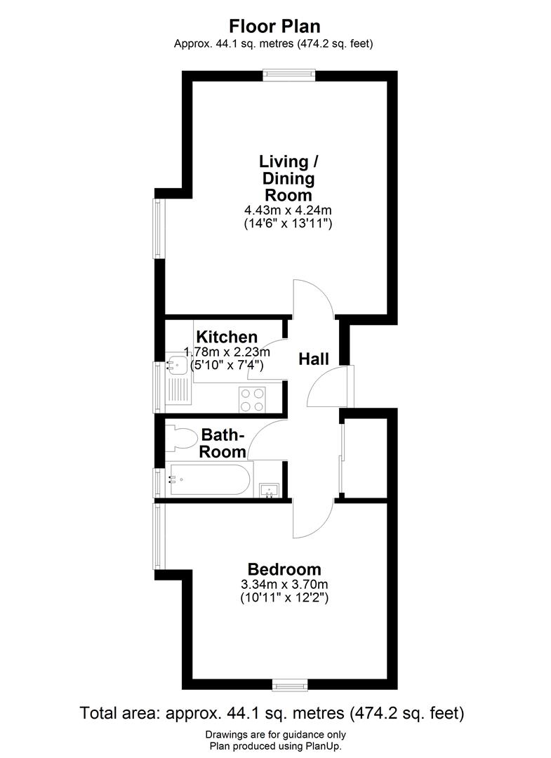 Flat 5, 56, Bateman Street, Cambridge floorplan