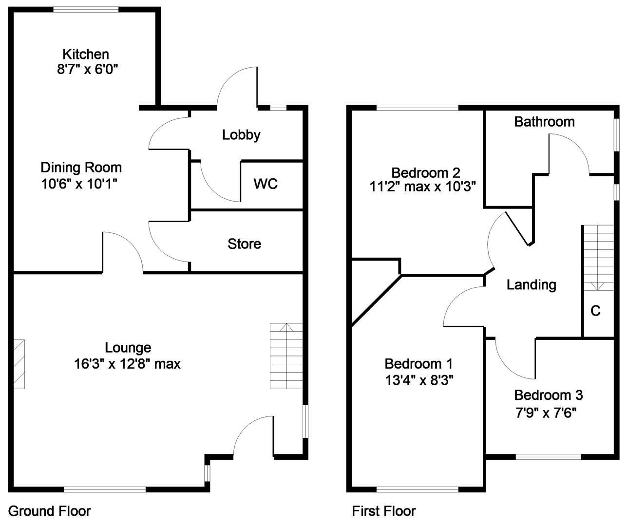 17, Bude Road, Doncaster floorplan