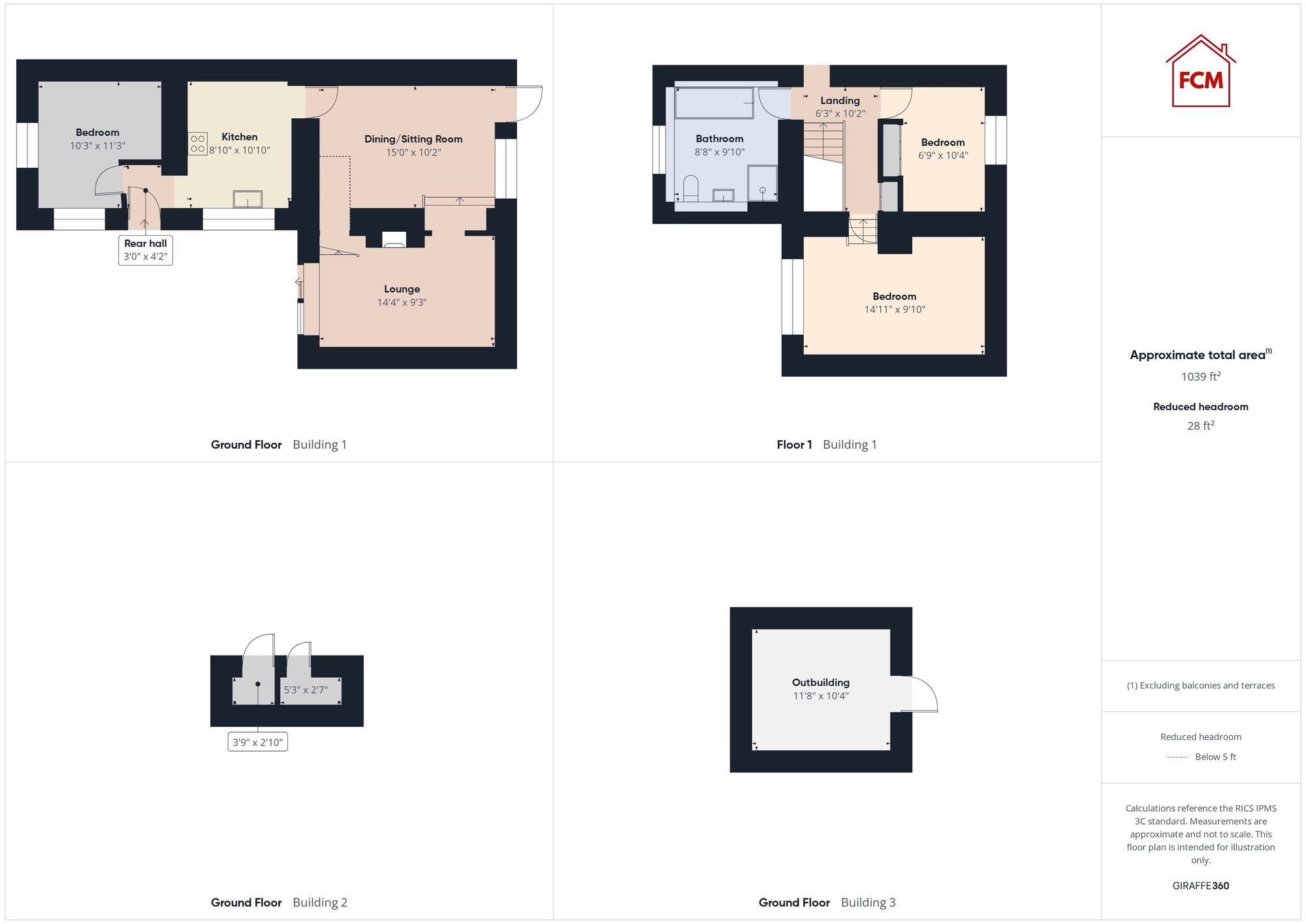 9 Irving Vale, Workington floorplan