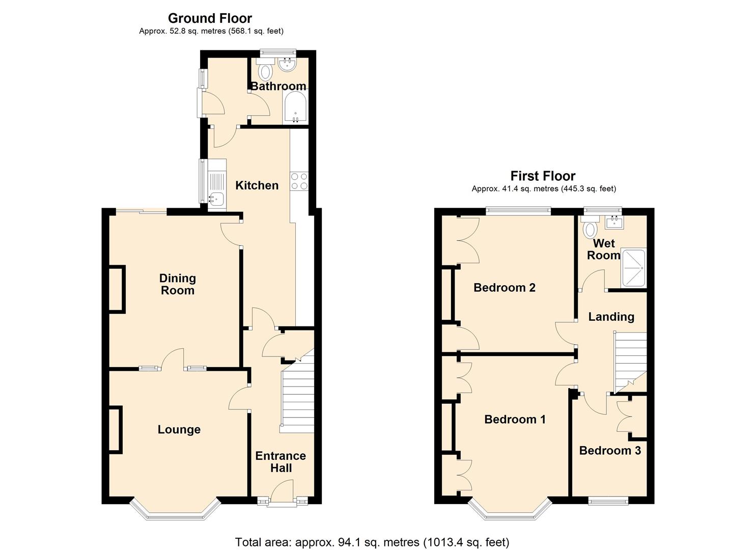 23, Cliff Road, Hornsea floorplan