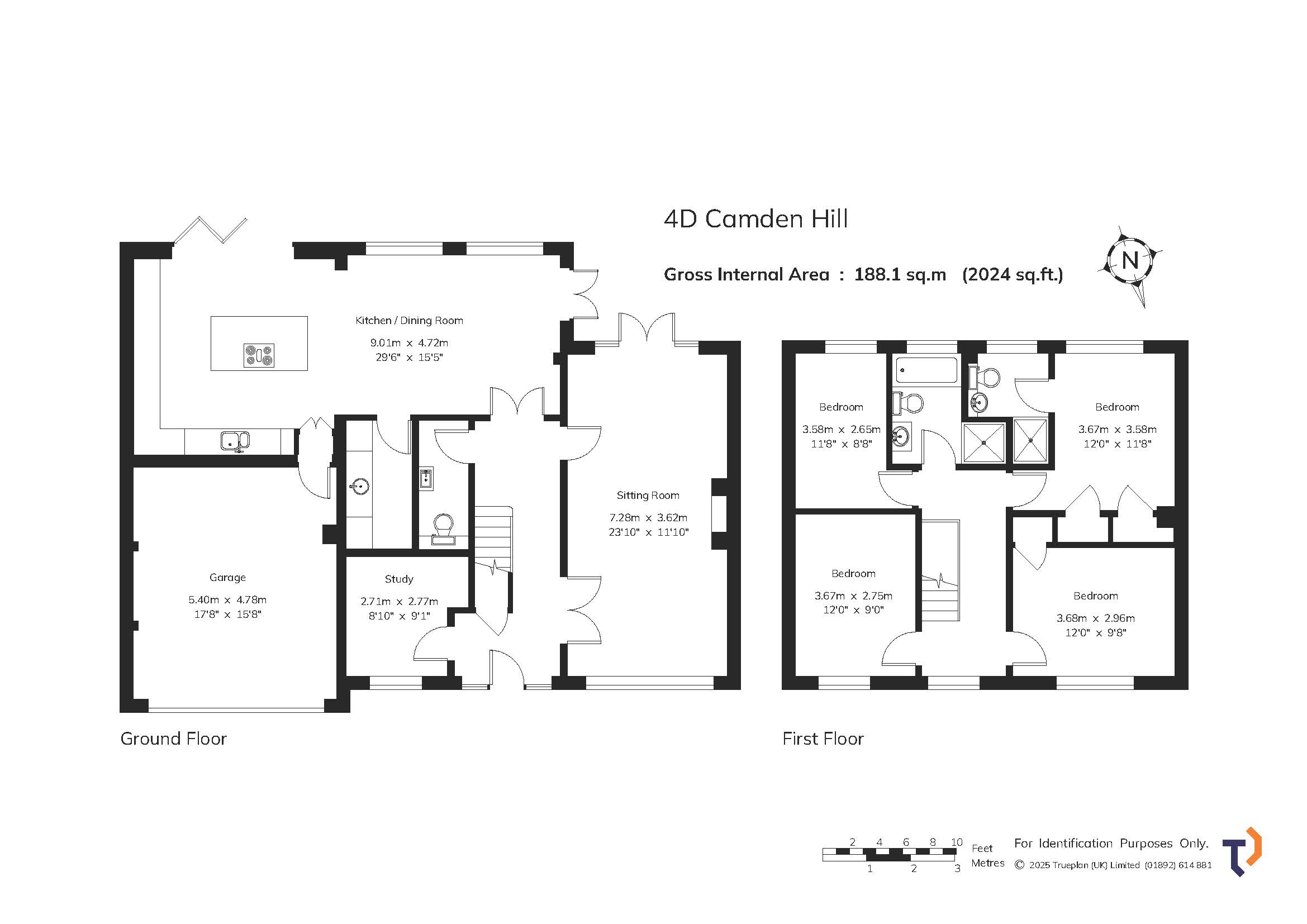 4d, Camden Hill, Tunbridge Wells floorplan
